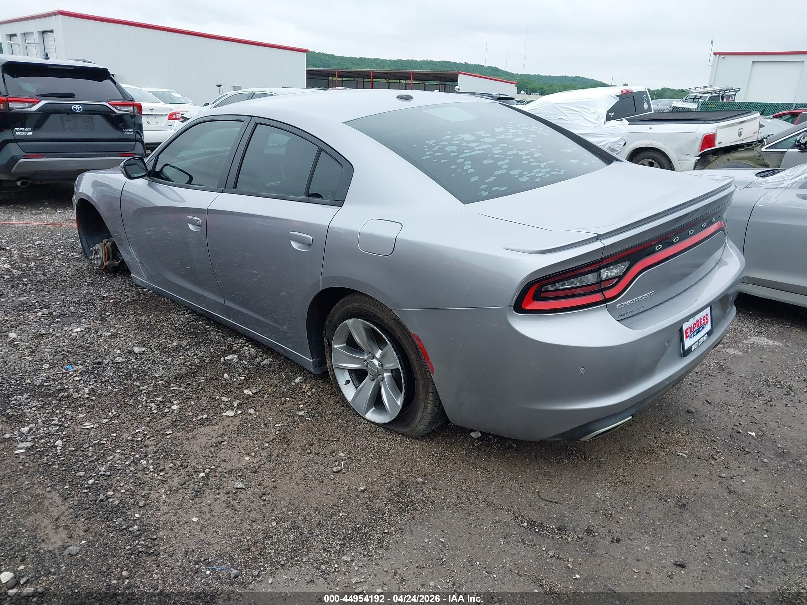2015 Dodge Charger Se Gray vin: 2C3CDXBG2FH734667
