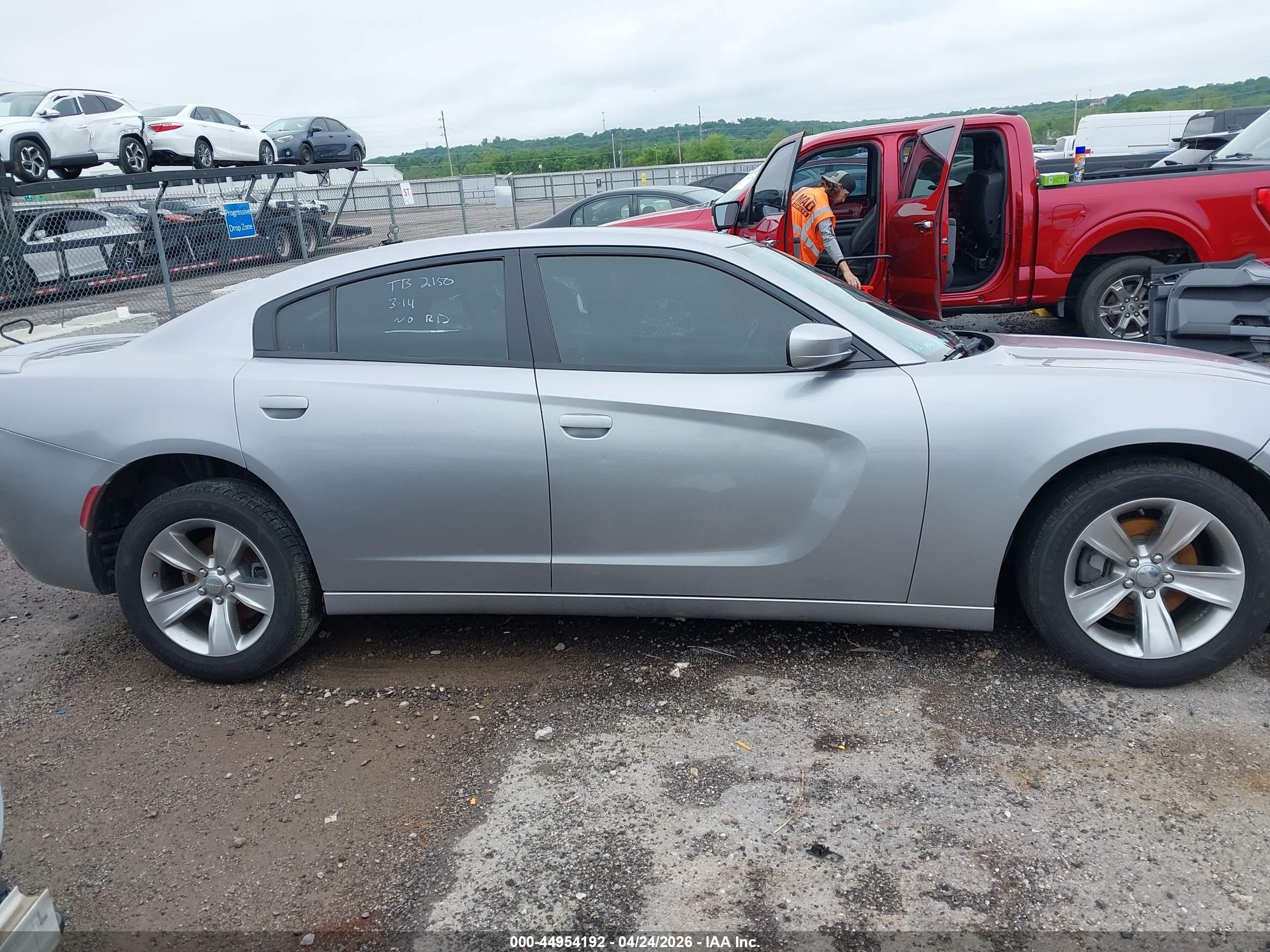 2015 Dodge Charger Se Gray vin: 2C3CDXBG2FH734667