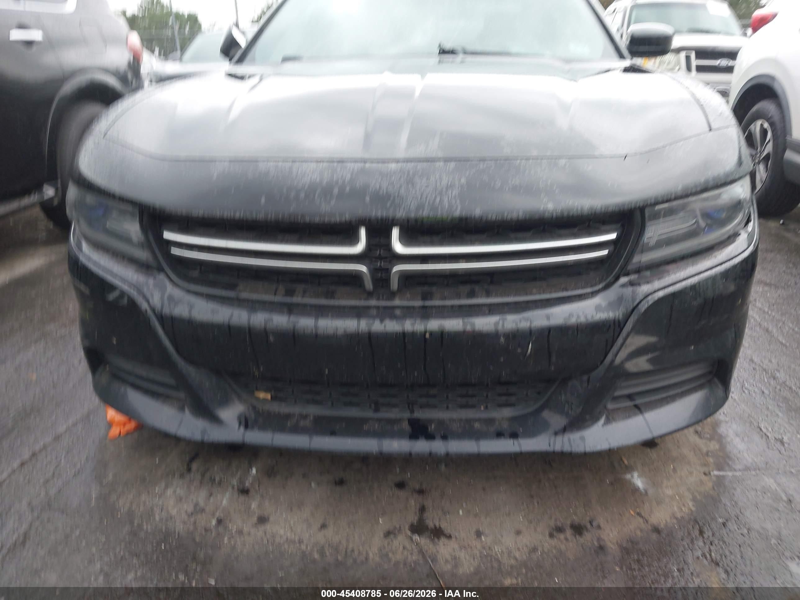 2015 Dodge Charger Se Black vin: 2C3CDXBG2FH735303