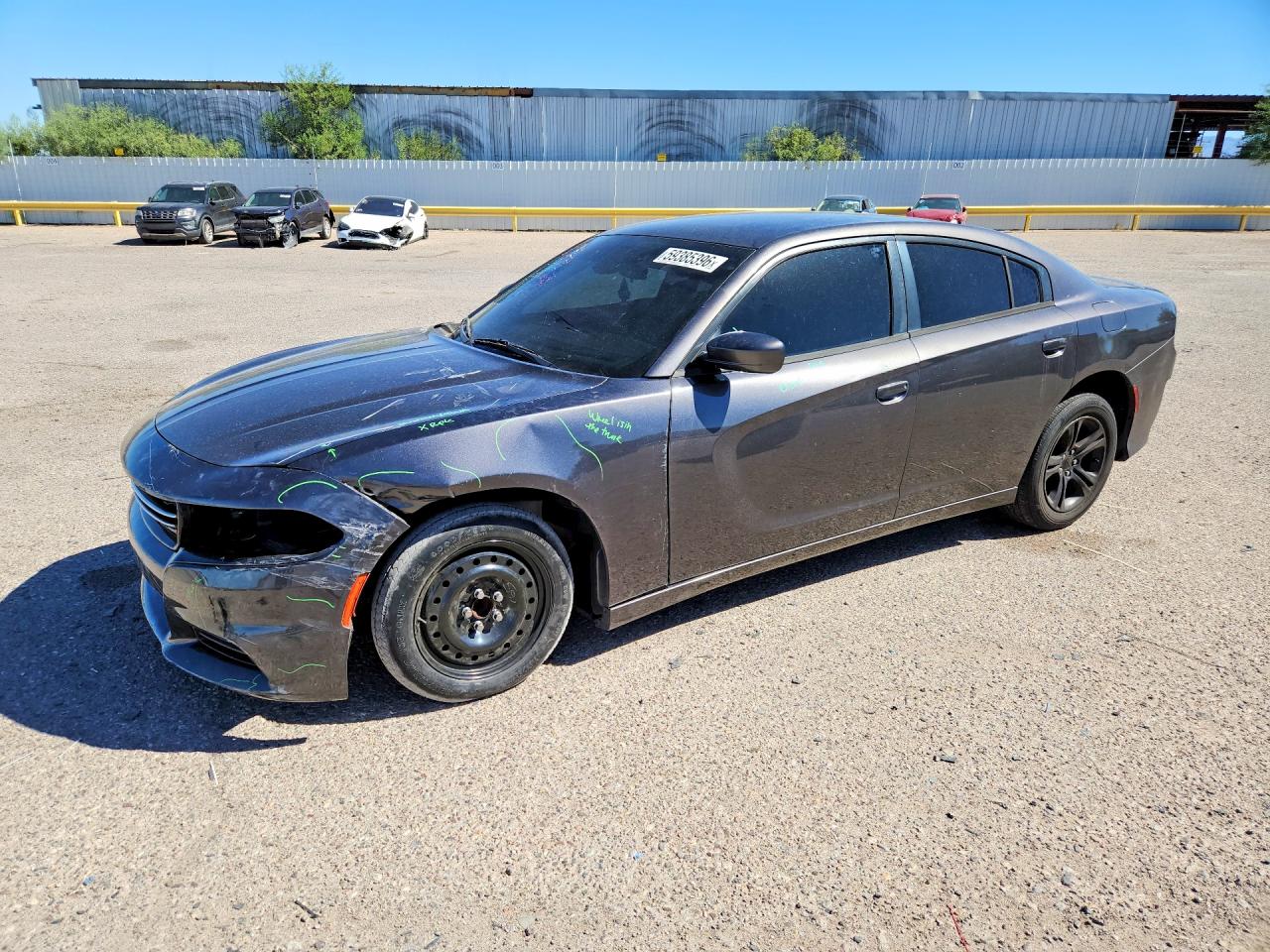2015 Dodge Charger Se Charcoal vin: 2C3CDXBG2FH753784