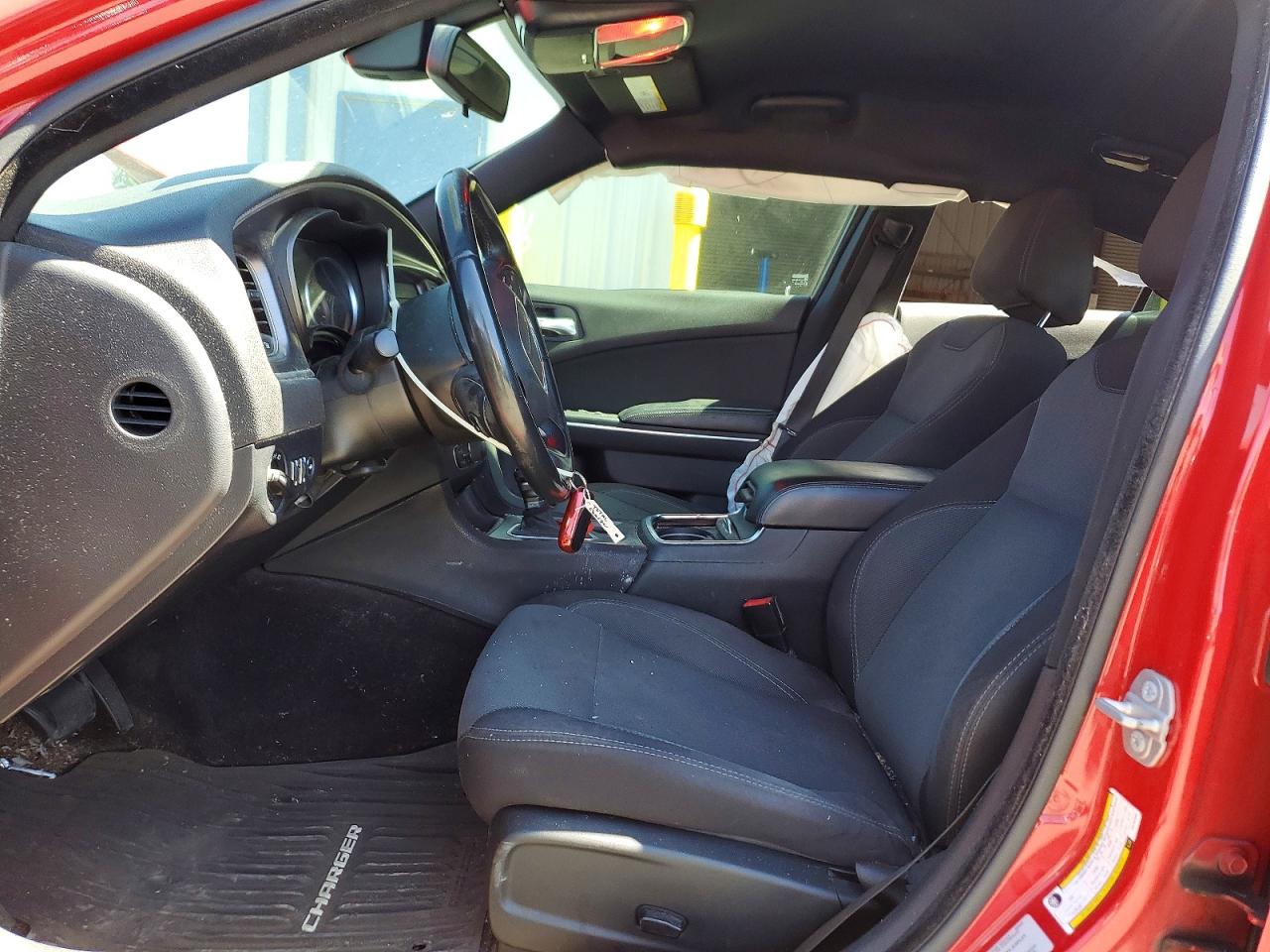 2015 Dodge Charger Se Red vin: 2C3CDXBG2FH762596
