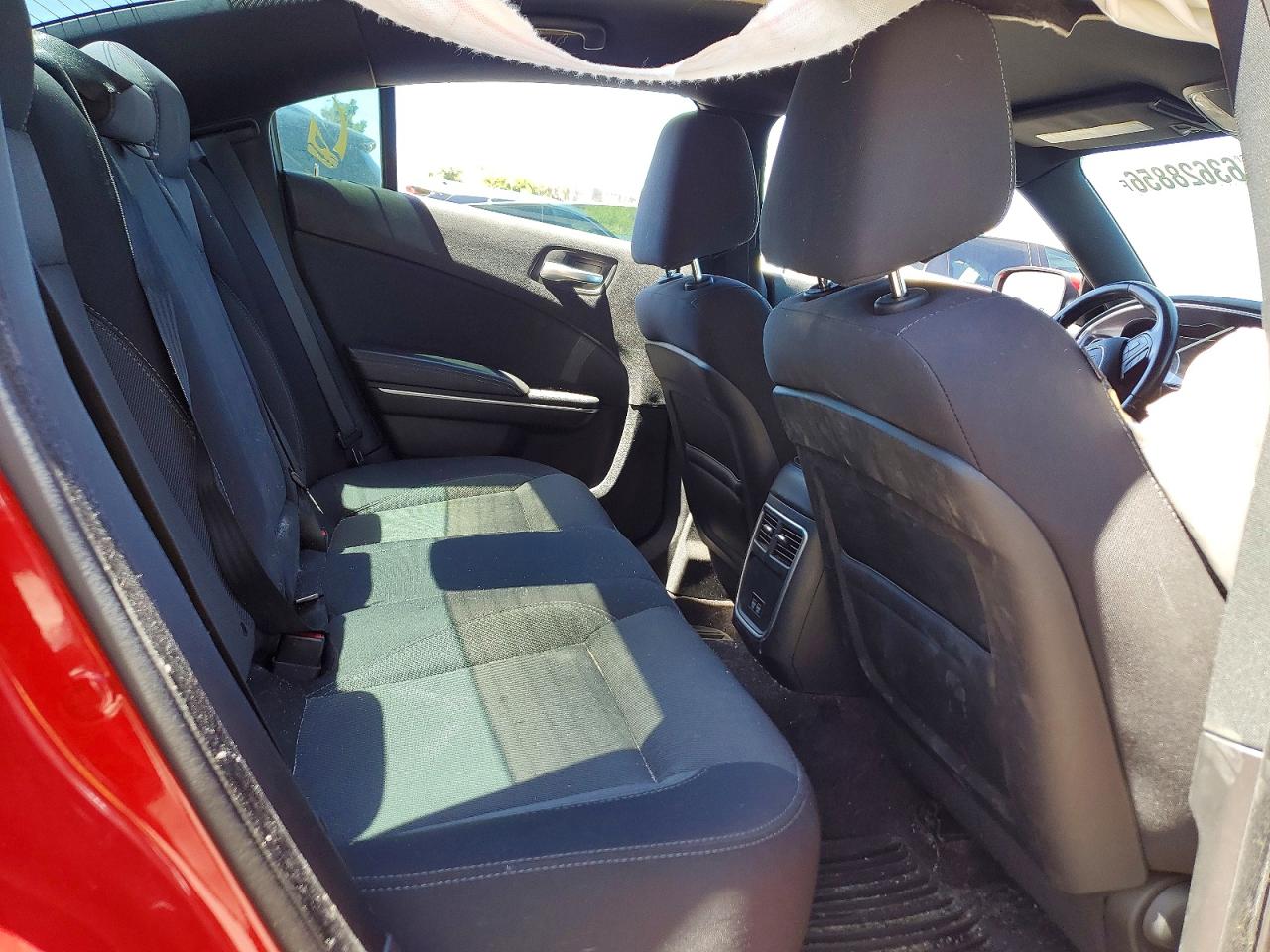 2015 Dodge Charger Se Red vin: 2C3CDXBG2FH762596