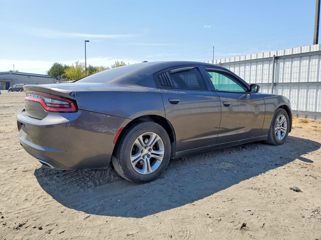 2015 Dodge Charger Se Gray vin: 2C3CDXBG2FH785022