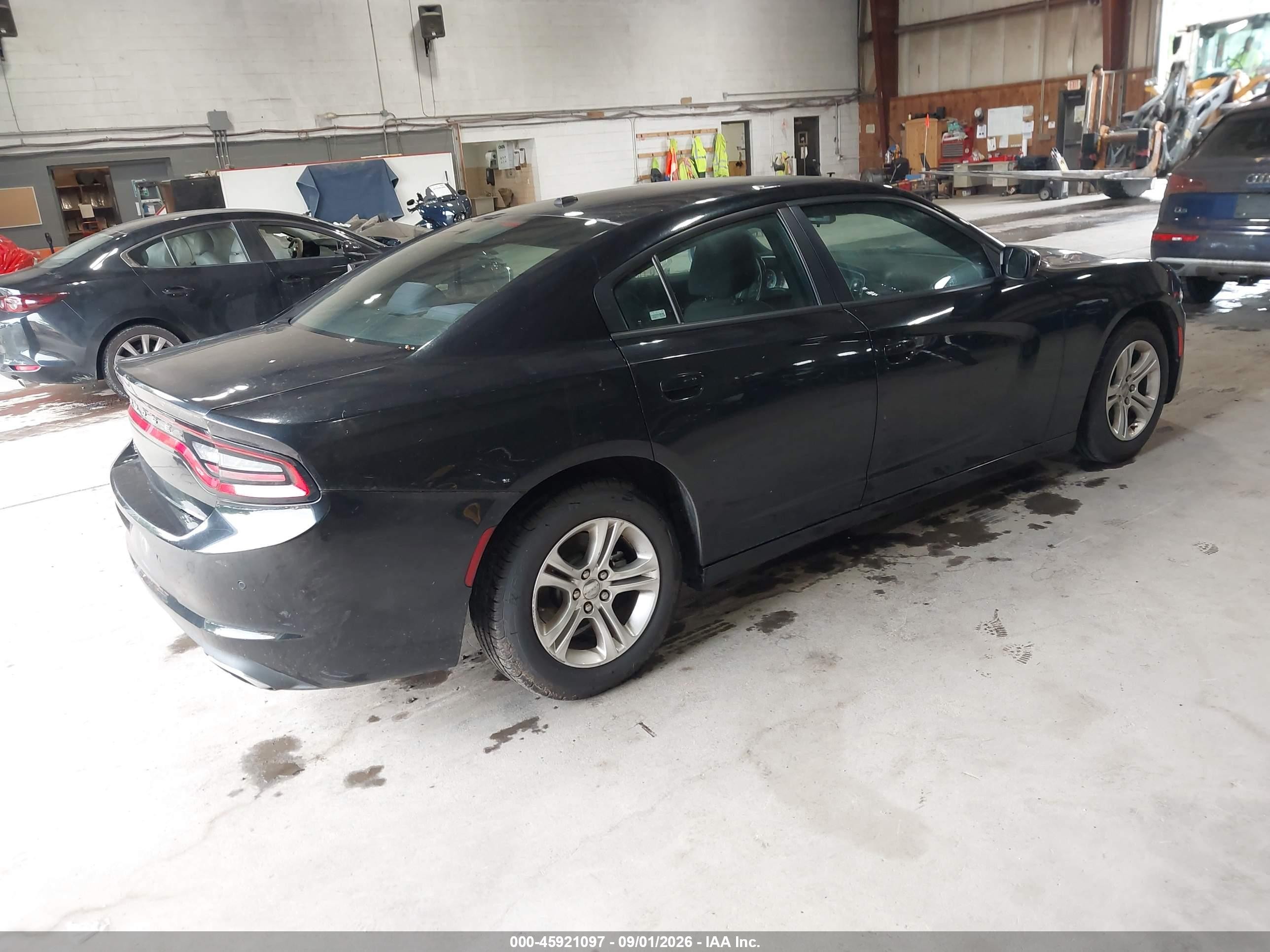 2015 Dodge Charger Se Black vin: 2C3CDXBG2FH790446