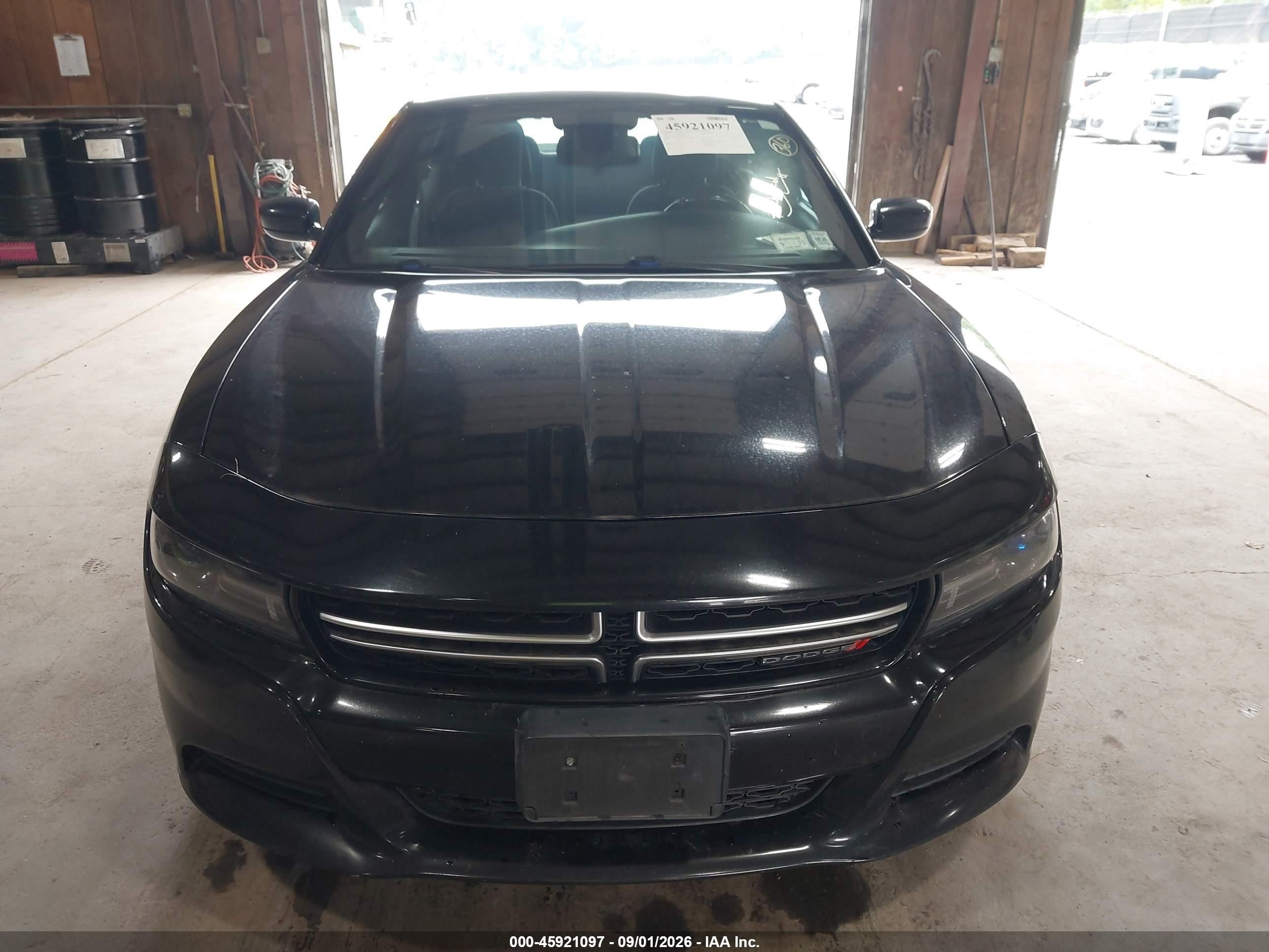 2015 Dodge Charger Se Black vin: 2C3CDXBG2FH790446