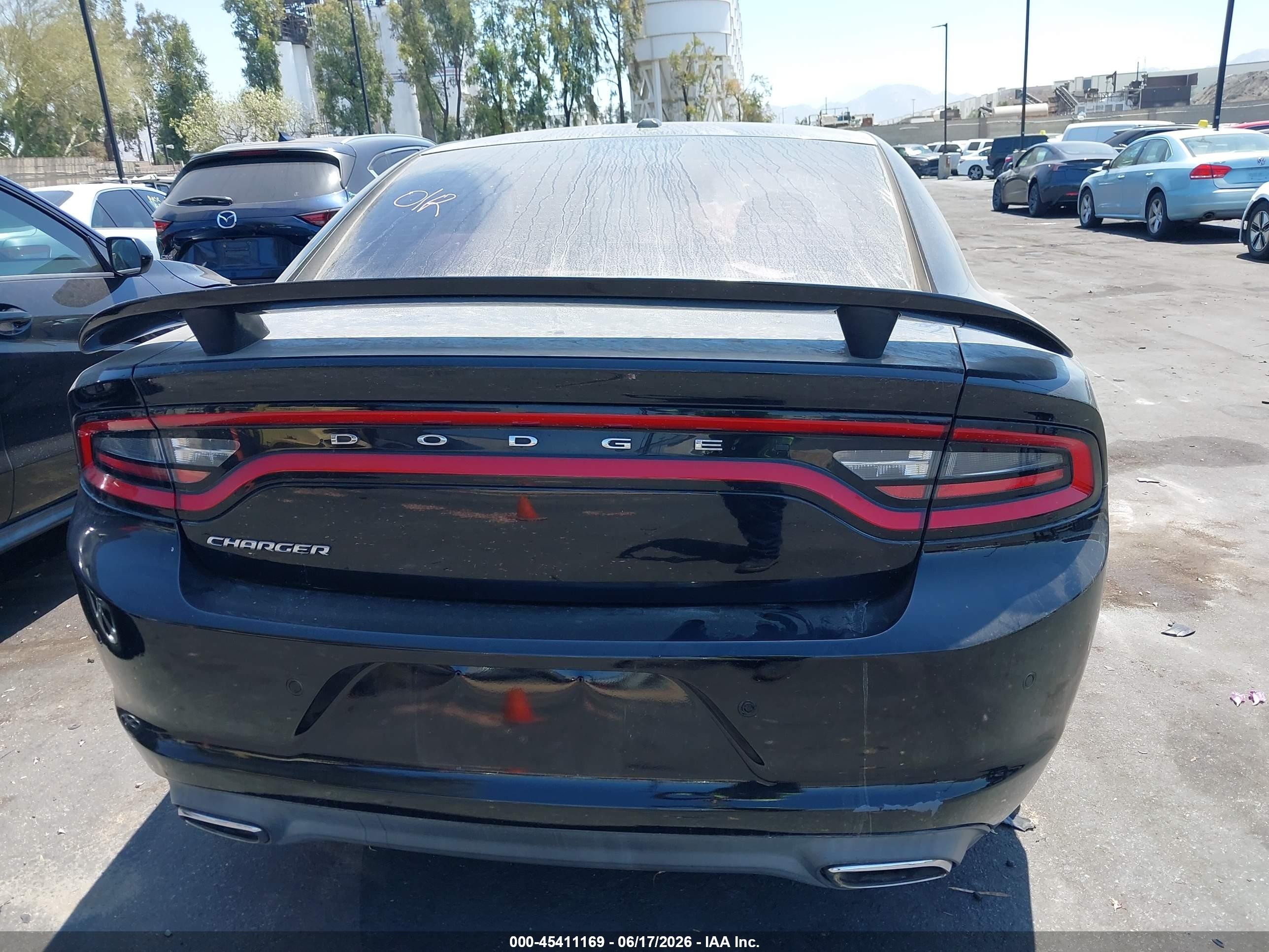 2015 Dodge Charger Se Black vin: 2C3CDXBG2FH790916