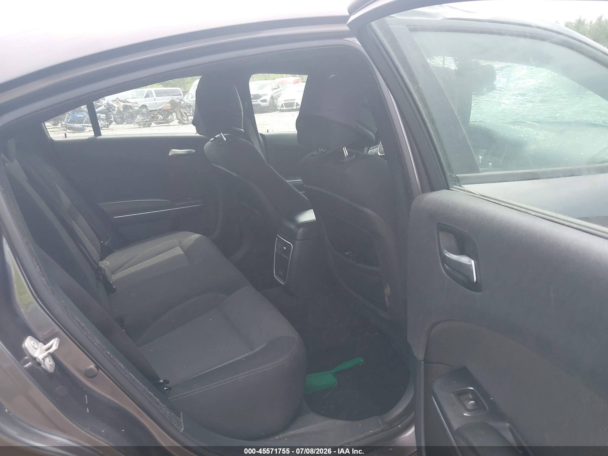 2015 Dodge Charger Se Gray vin: 2C3CDXBG2FH870636