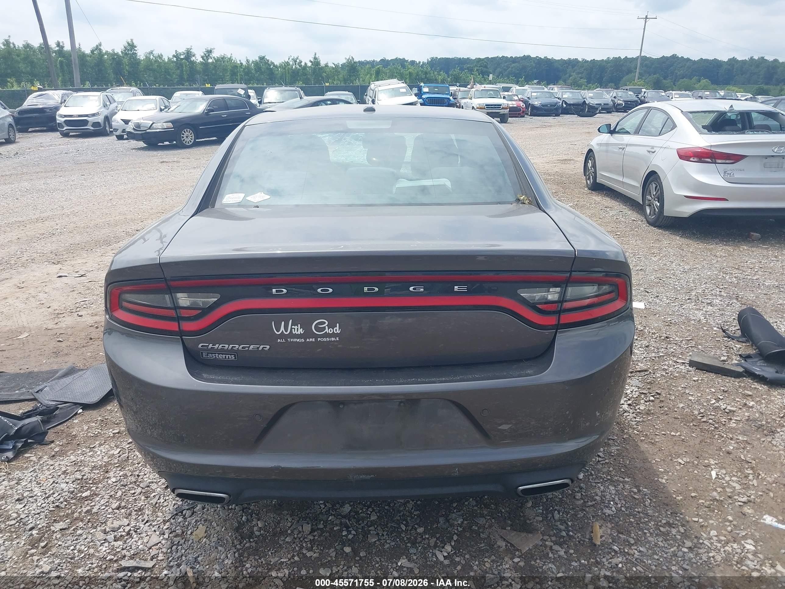 2015 Dodge Charger Se Gray vin: 2C3CDXBG2FH870636