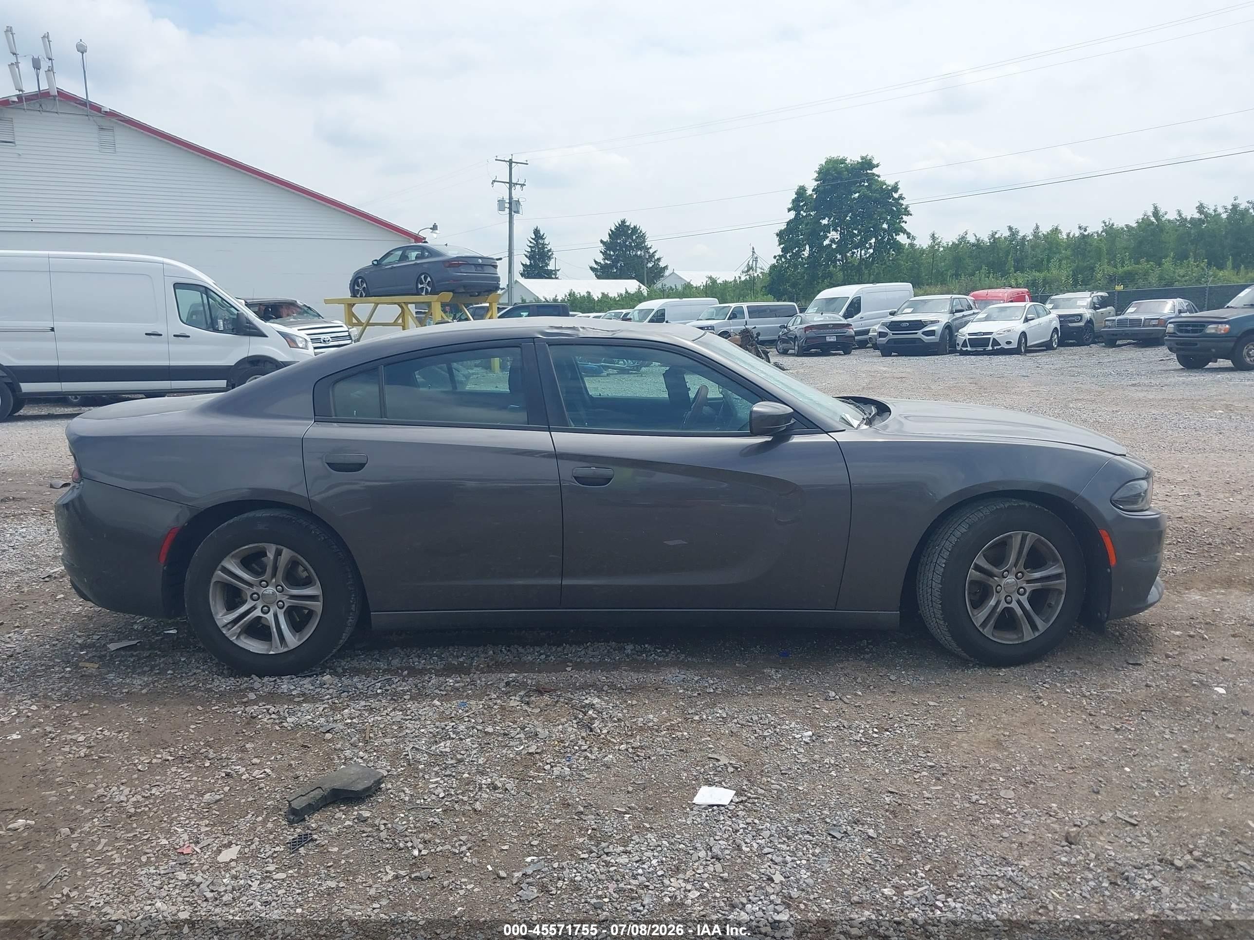 2015 Dodge Charger Se Gray vin: 2C3CDXBG2FH870636