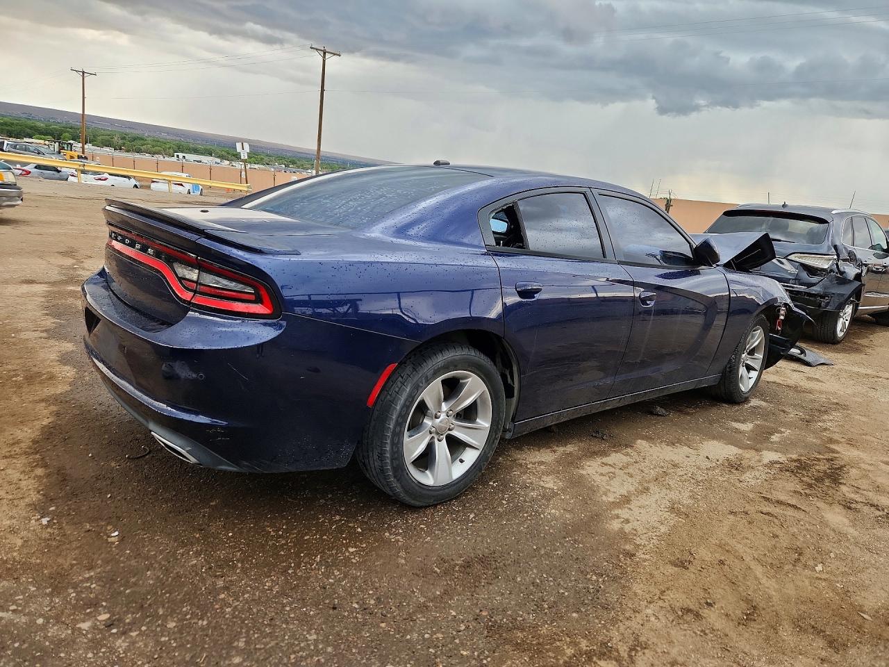 2015 Dodge Charger Se Синий vin: 2C3CDXBG2FH883970