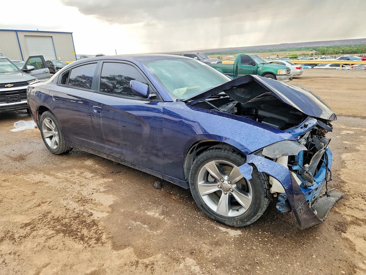 2015 Dodge Charger Se Синий vin: 2C3CDXBG2FH883970