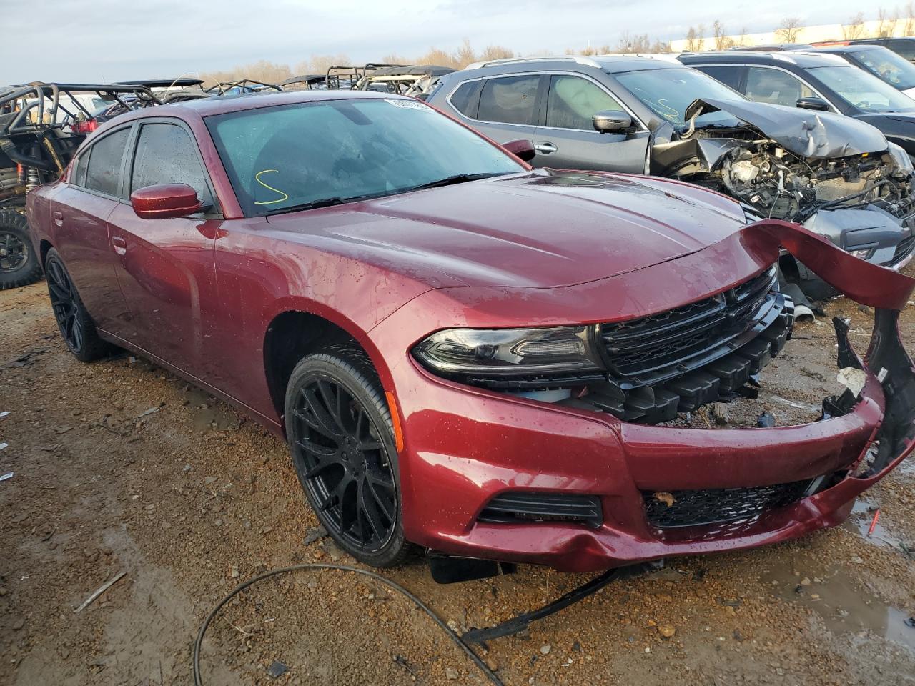 2020 Dodge Charger Sxt Burgundy vin: 2C3CDXBG2LH143993
