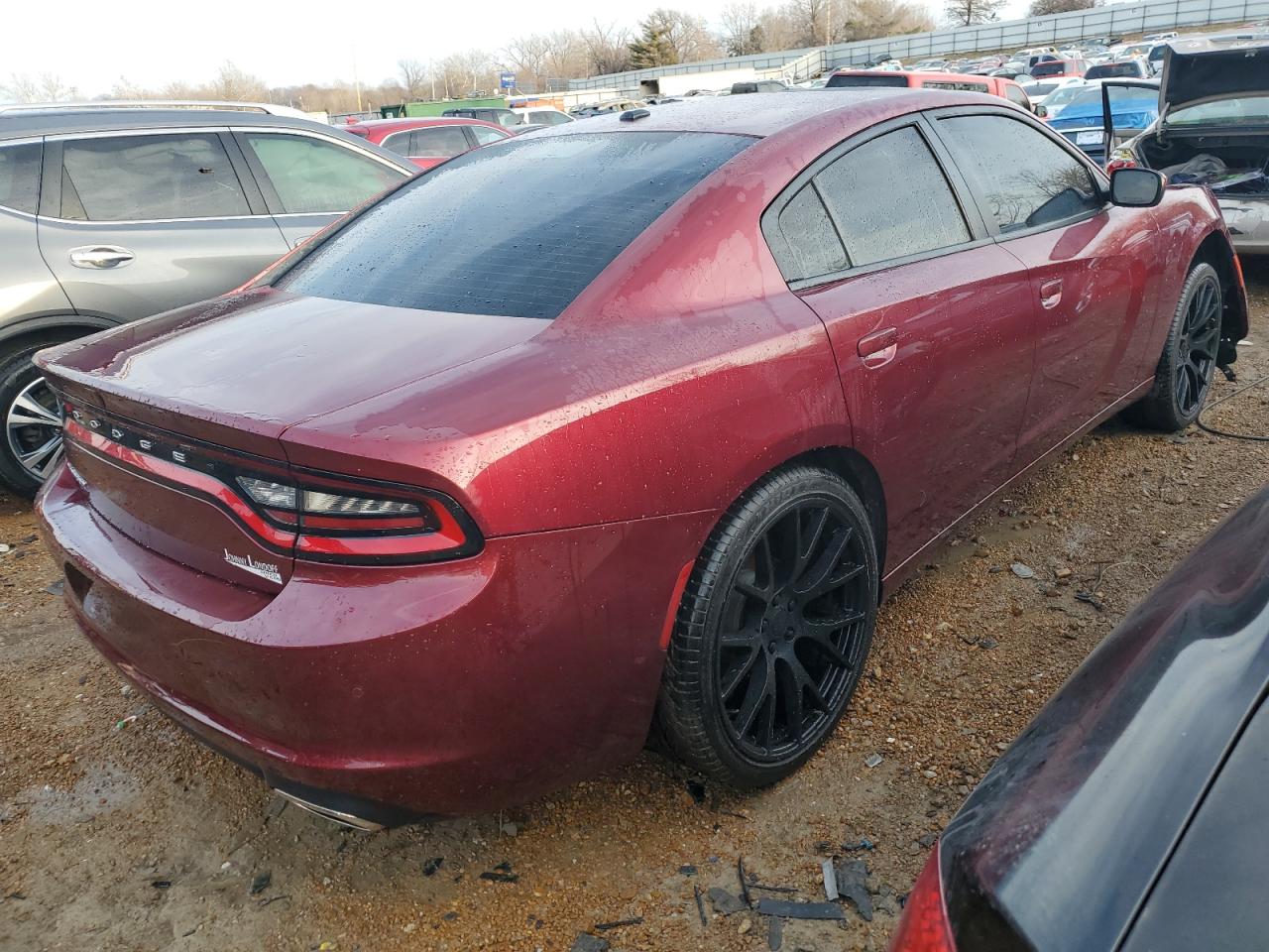 2020 Dodge Charger Sxt Burgundy vin: 2C3CDXBG2LH143993