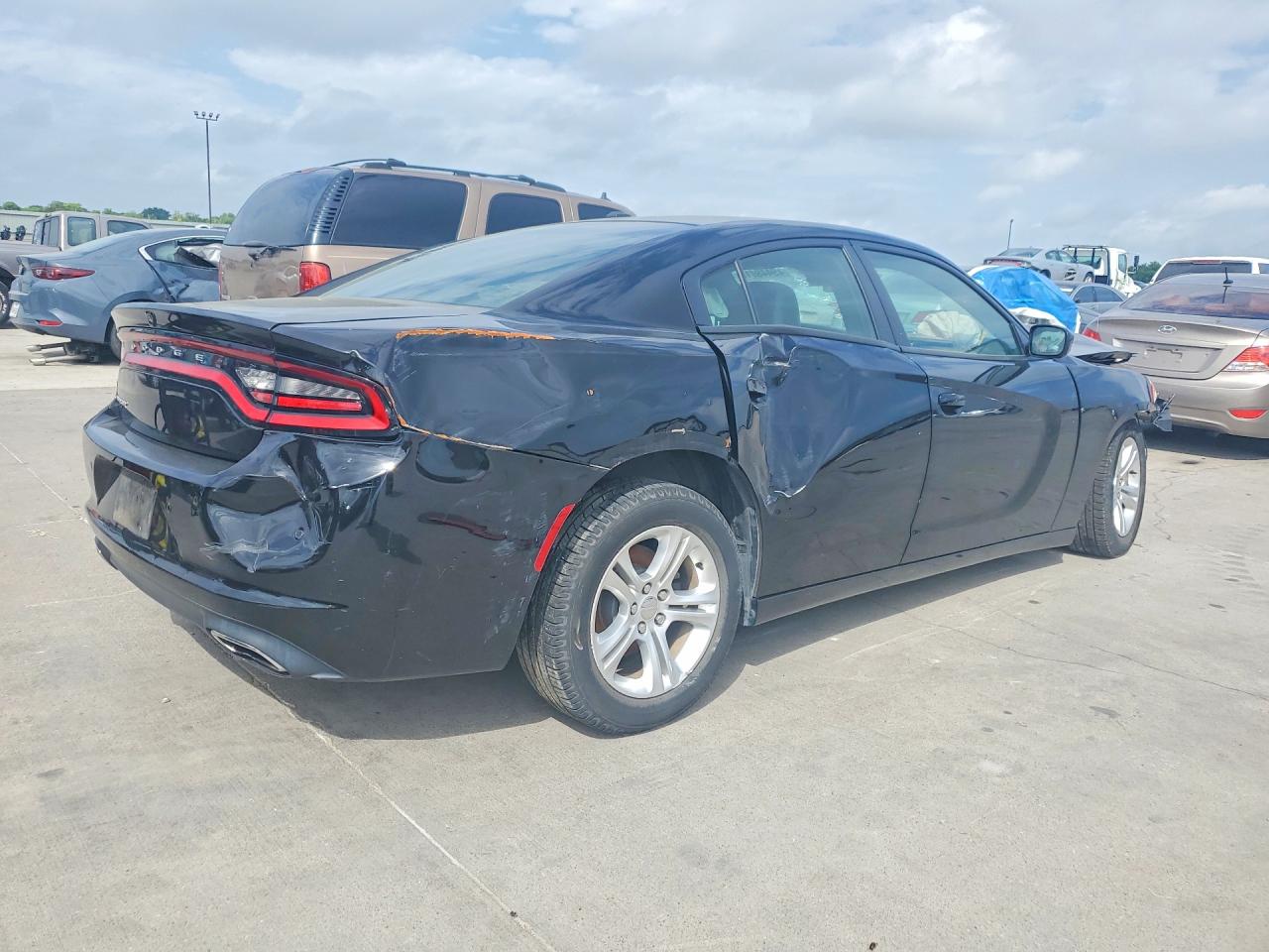 2020 Dodge Charger Sxt Black vin: 2C3CDXBG2LH144397