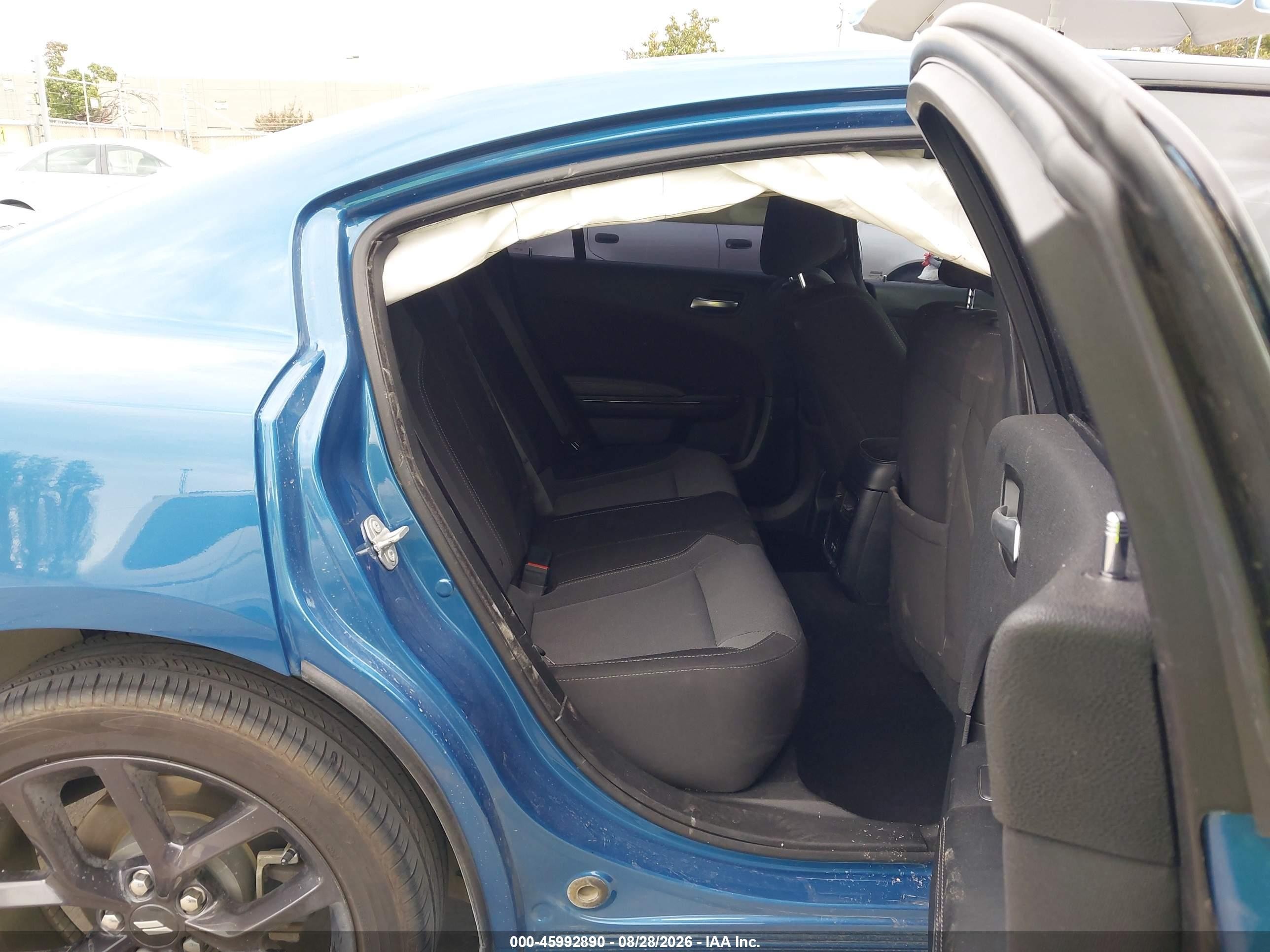 2020 Dodge Charger Sxt Rwd Blue vin: 2C3CDXBG2LH192787