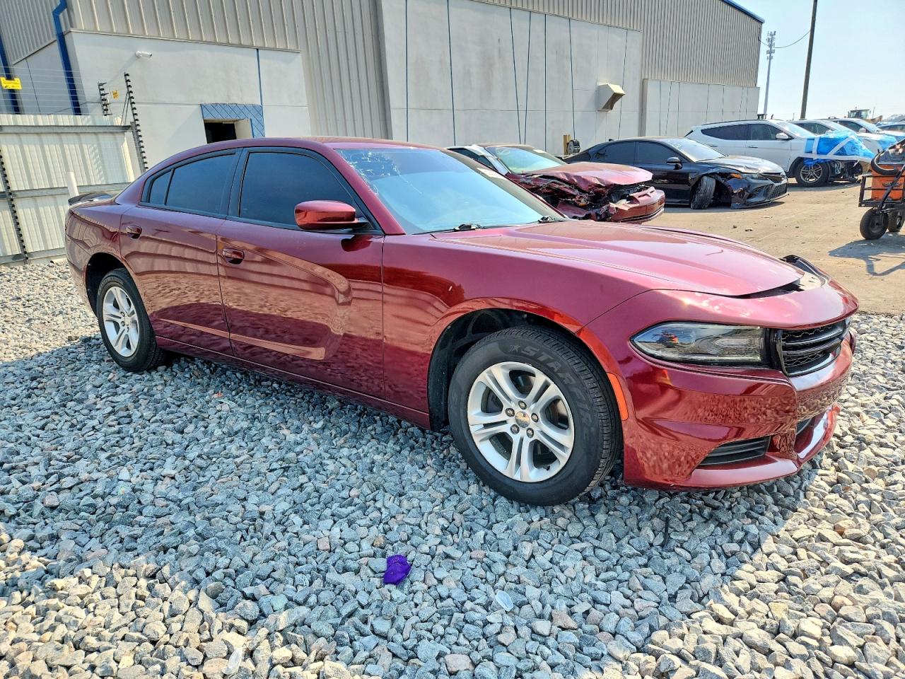 2020 Dodge Charger Sxt Burgundy vin: 2C3CDXBG2LH214187