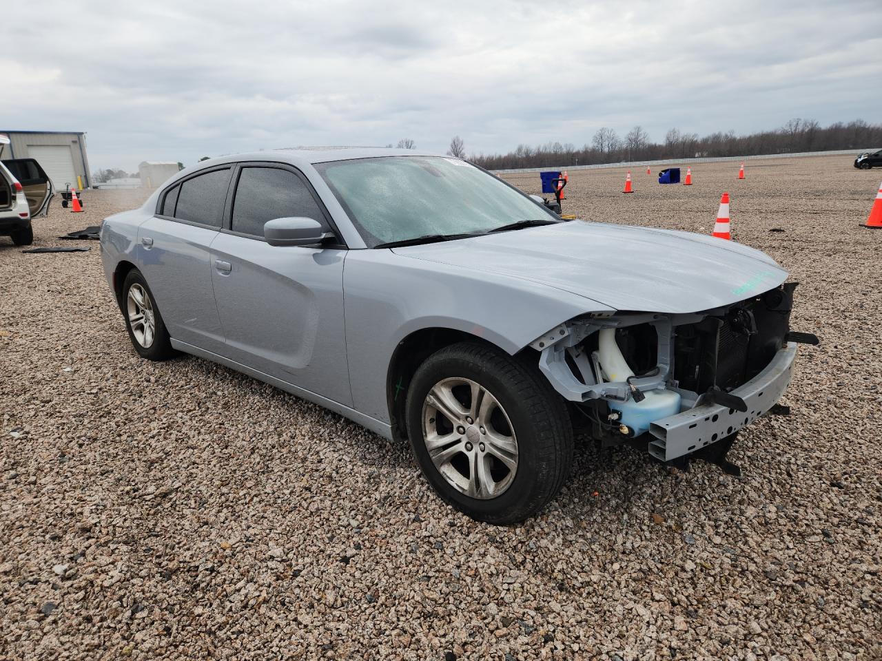2021 Dodge Charger Sxt Gray vin: 2C3CDXBG2MH518105