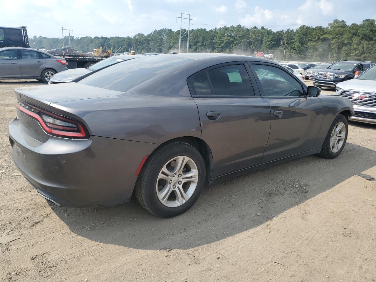 2021 Dodge Charger Sxt Серый vin: 2C3CDXBG2MH638583