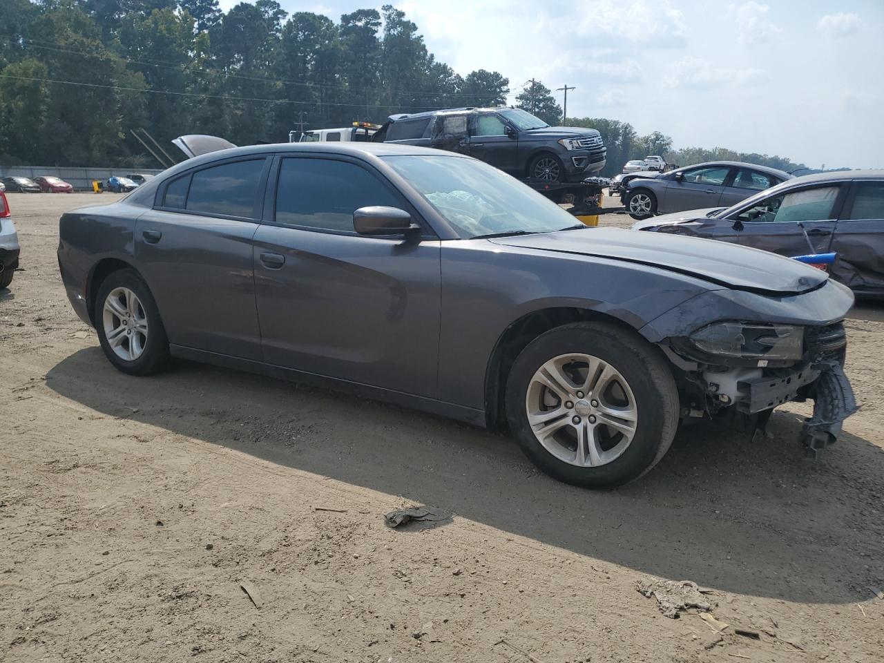 2021 Dodge Charger Sxt Серый vin: 2C3CDXBG2MH638583