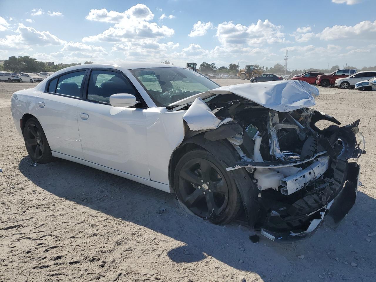 2021 Dodge Charger Sxt White vin: 2C3CDXBG2MH638910