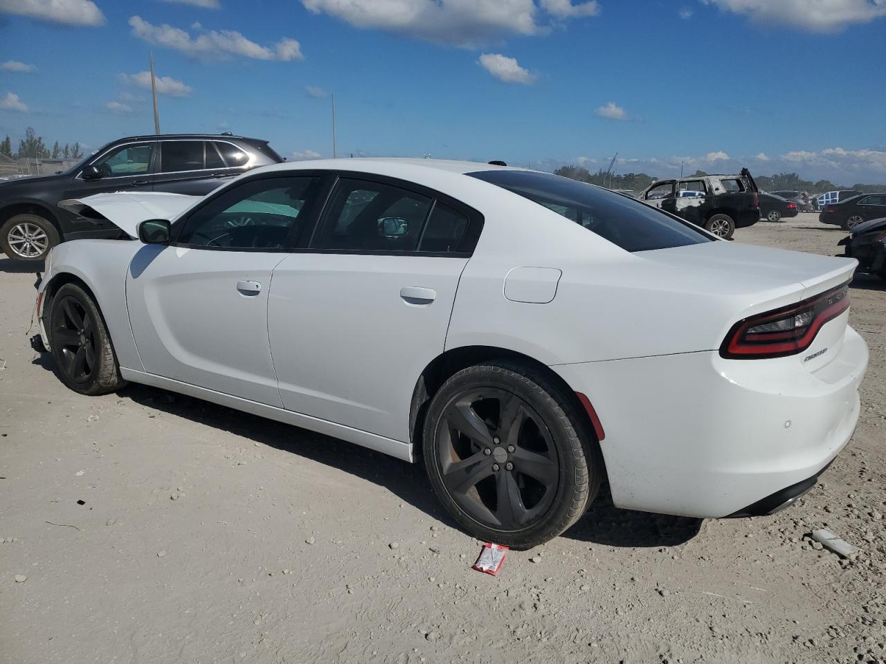 2021 Dodge Charger Sxt White vin: 2C3CDXBG2MH638910
