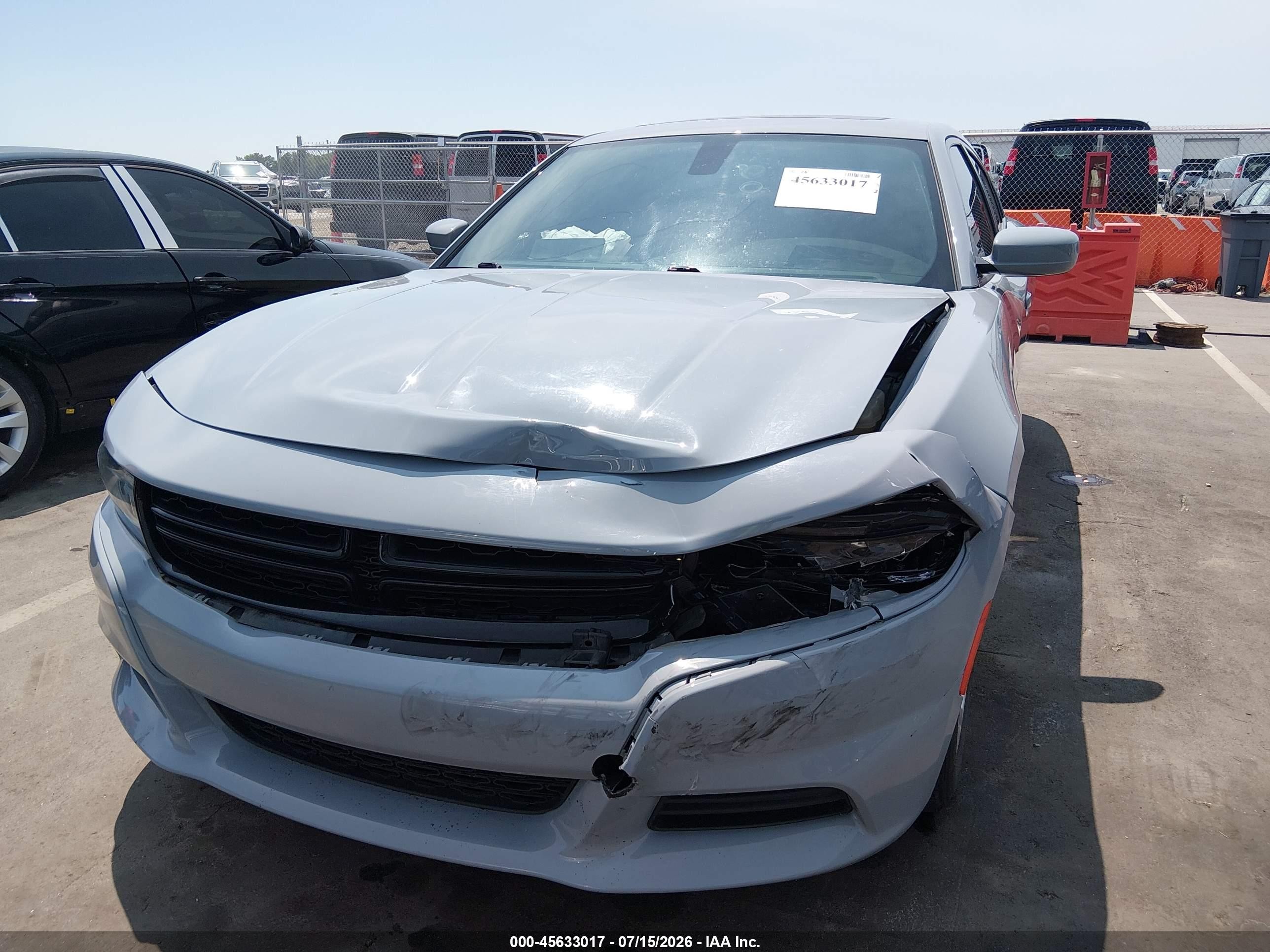 2022 Dodge Charger Sxt Rwd Gray vin: 2C3CDXBG2NH109829