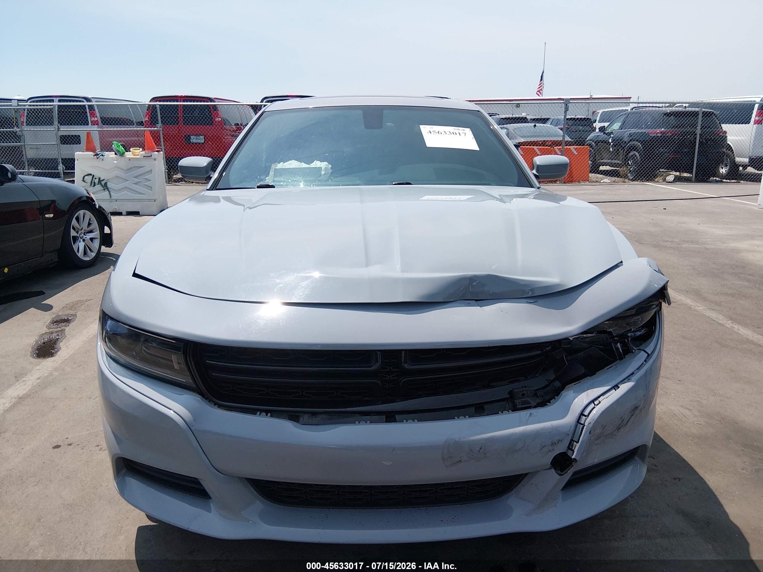 2022 Dodge Charger Sxt Rwd Gray vin: 2C3CDXBG2NH109829