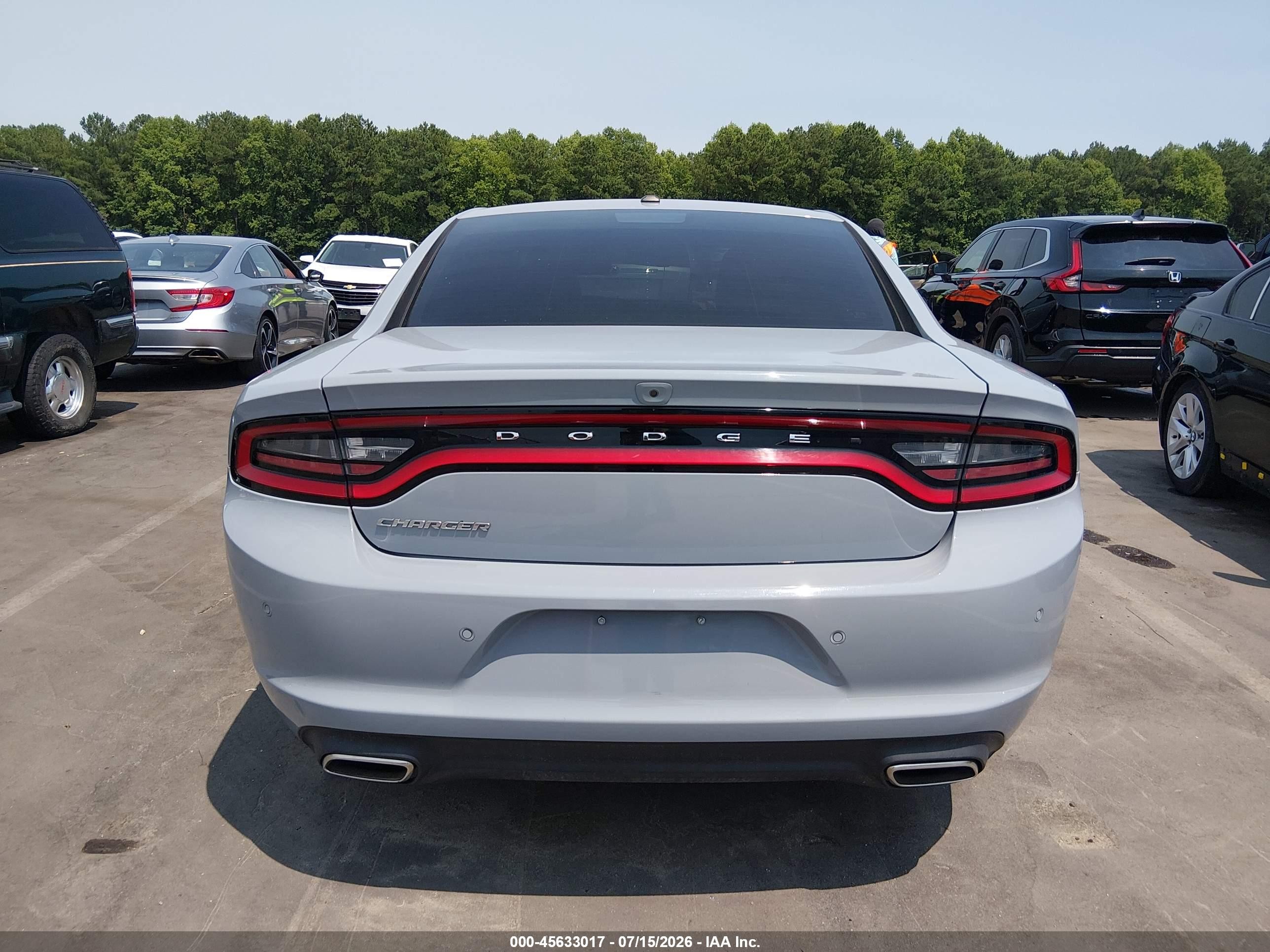 2022 Dodge Charger Sxt Rwd Gray vin: 2C3CDXBG2NH109829