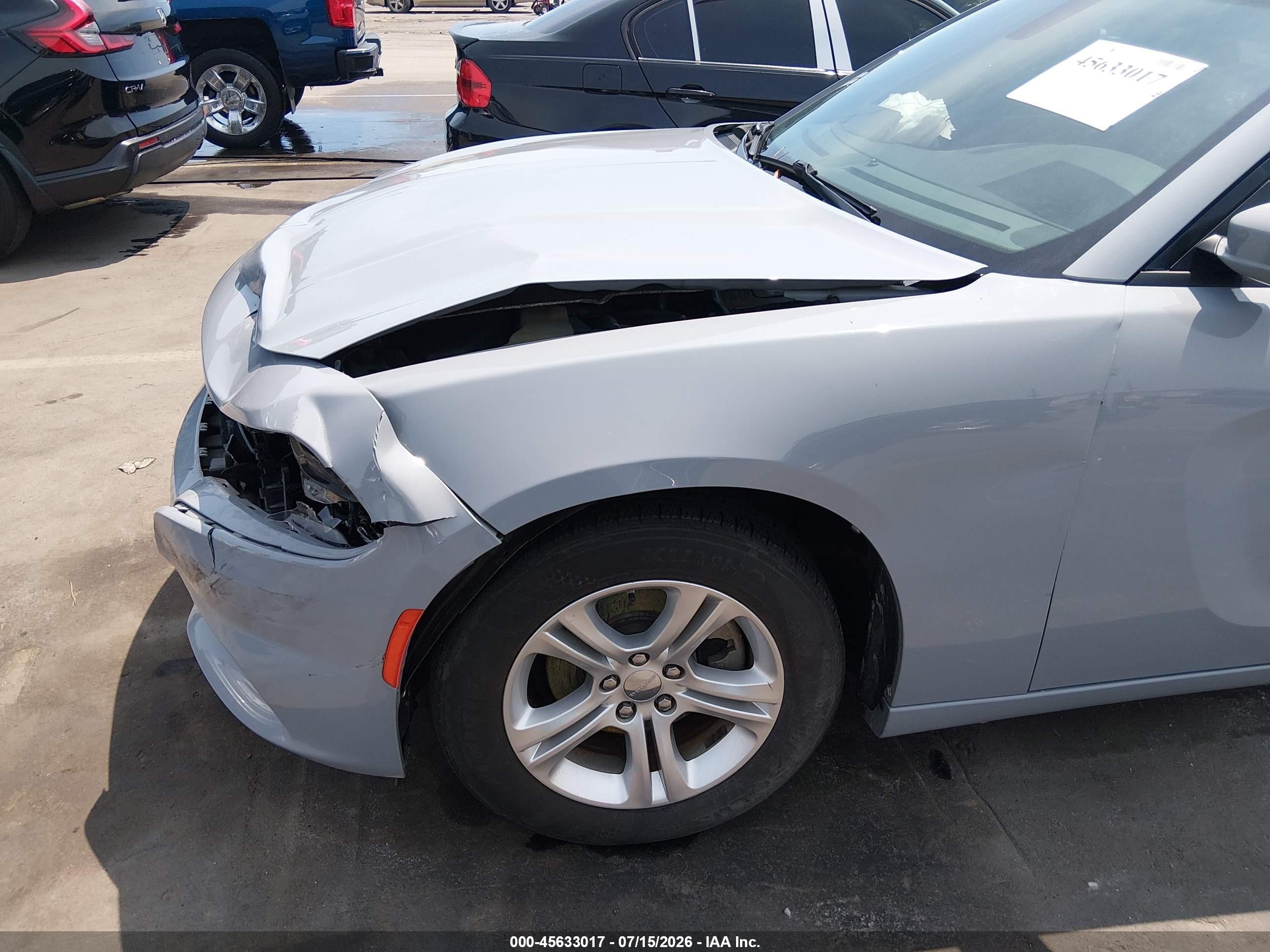 2022 Dodge Charger Sxt Rwd Gray vin: 2C3CDXBG2NH109829