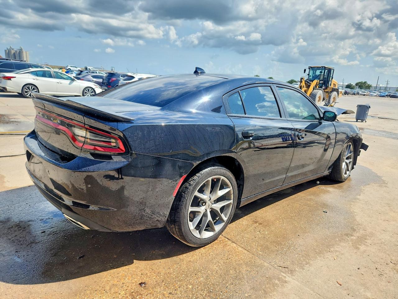 2022 Dodge Charger Sxt Black vin: 2C3CDXBG2NH202849
