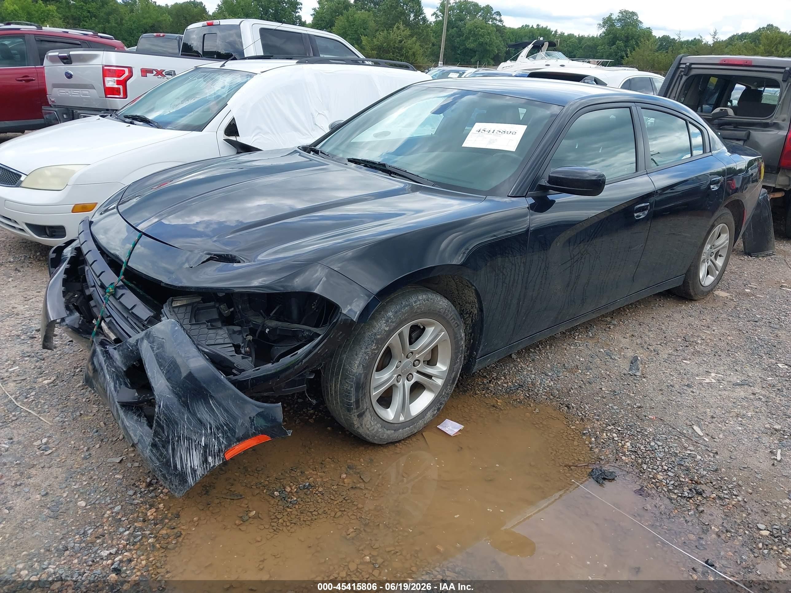 2023 Dodge Charger Sxt Black vin: 2C3CDXBG2PH587834