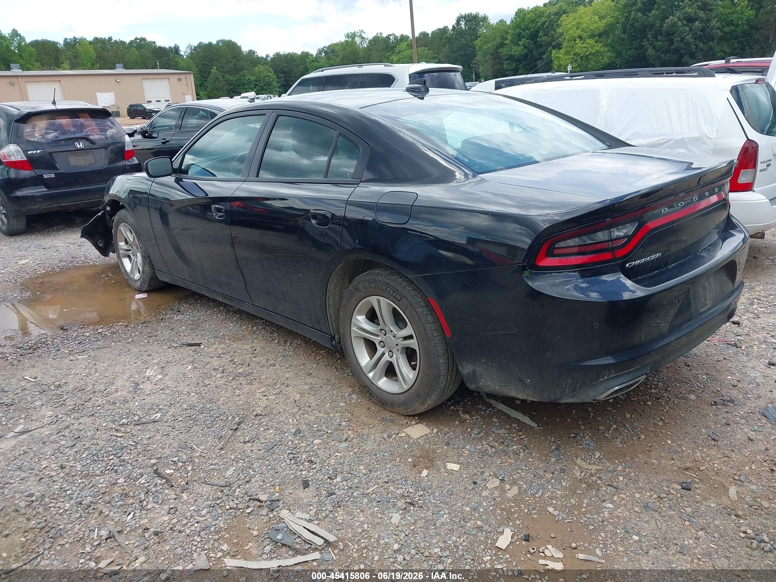 2023 Dodge Charger Sxt Black vin: 2C3CDXBG2PH587834