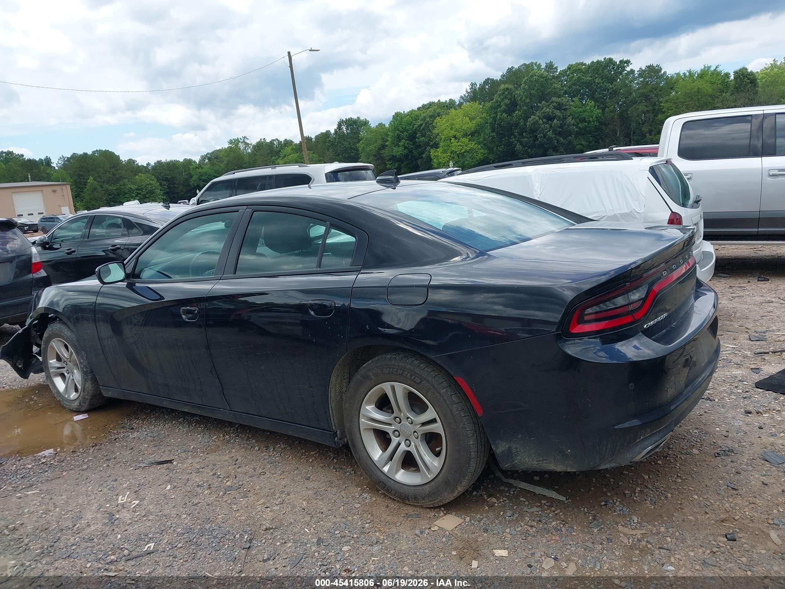 2023 Dodge Charger Sxt Black vin: 2C3CDXBG2PH587834