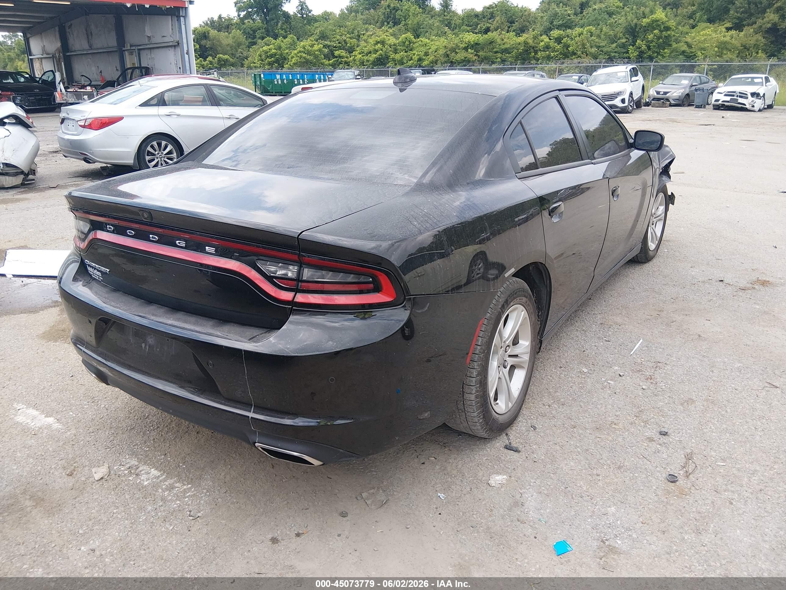 2023 Dodge Charger Sxt Black vin: 2C3CDXBG2PH660961