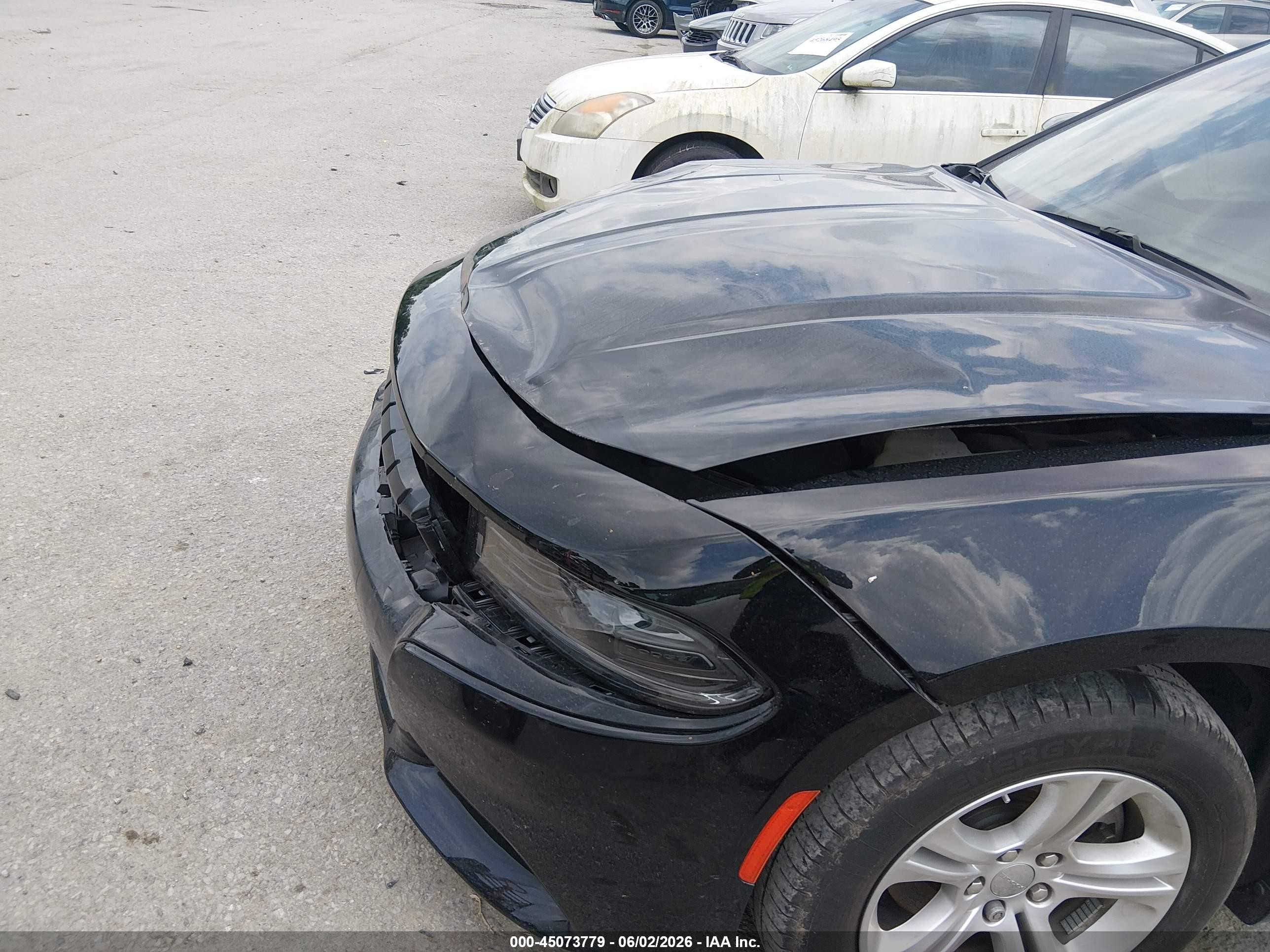 2023 Dodge Charger Sxt Black vin: 2C3CDXBG2PH660961