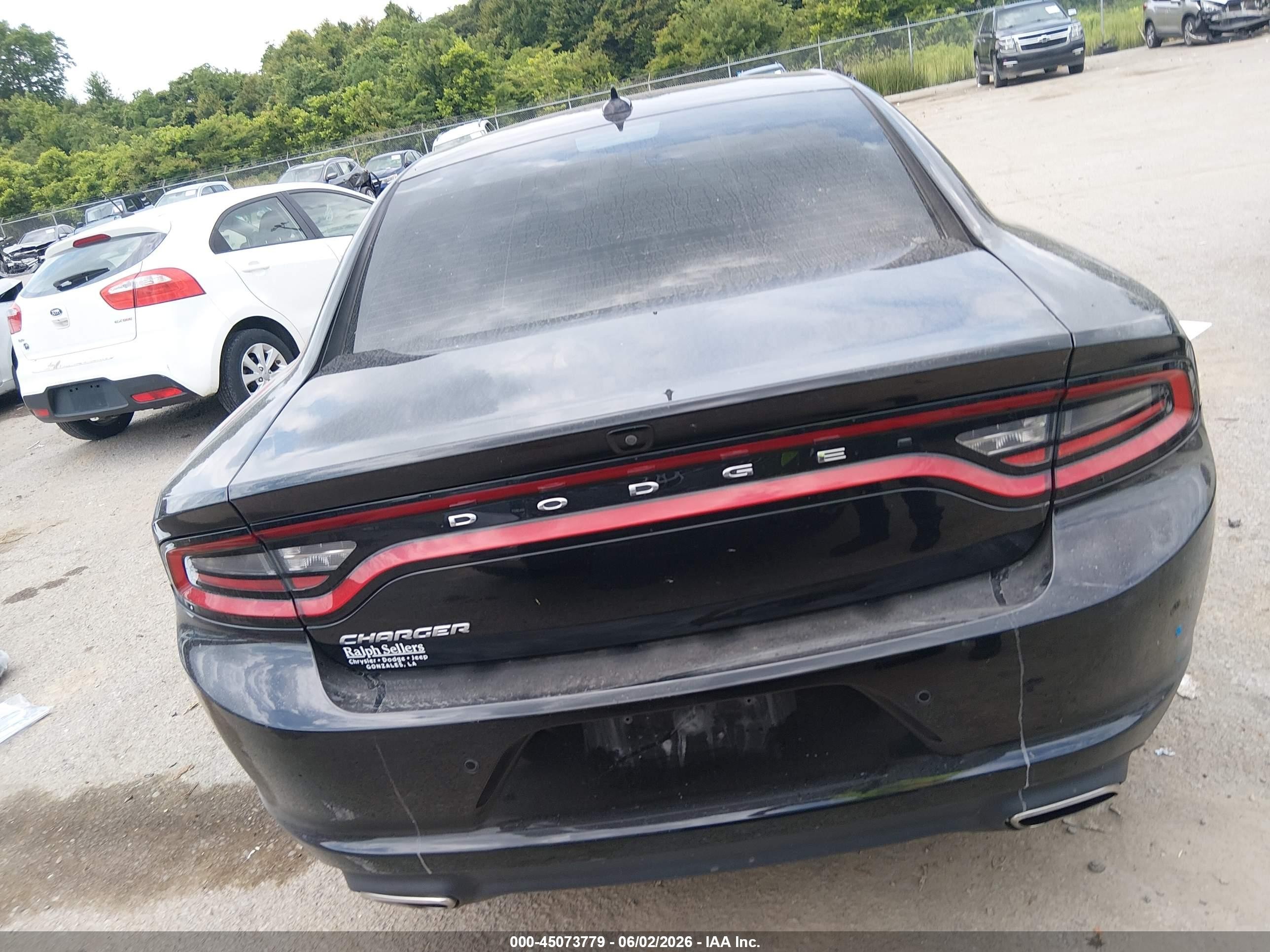 2023 Dodge Charger Sxt Black vin: 2C3CDXBG2PH660961