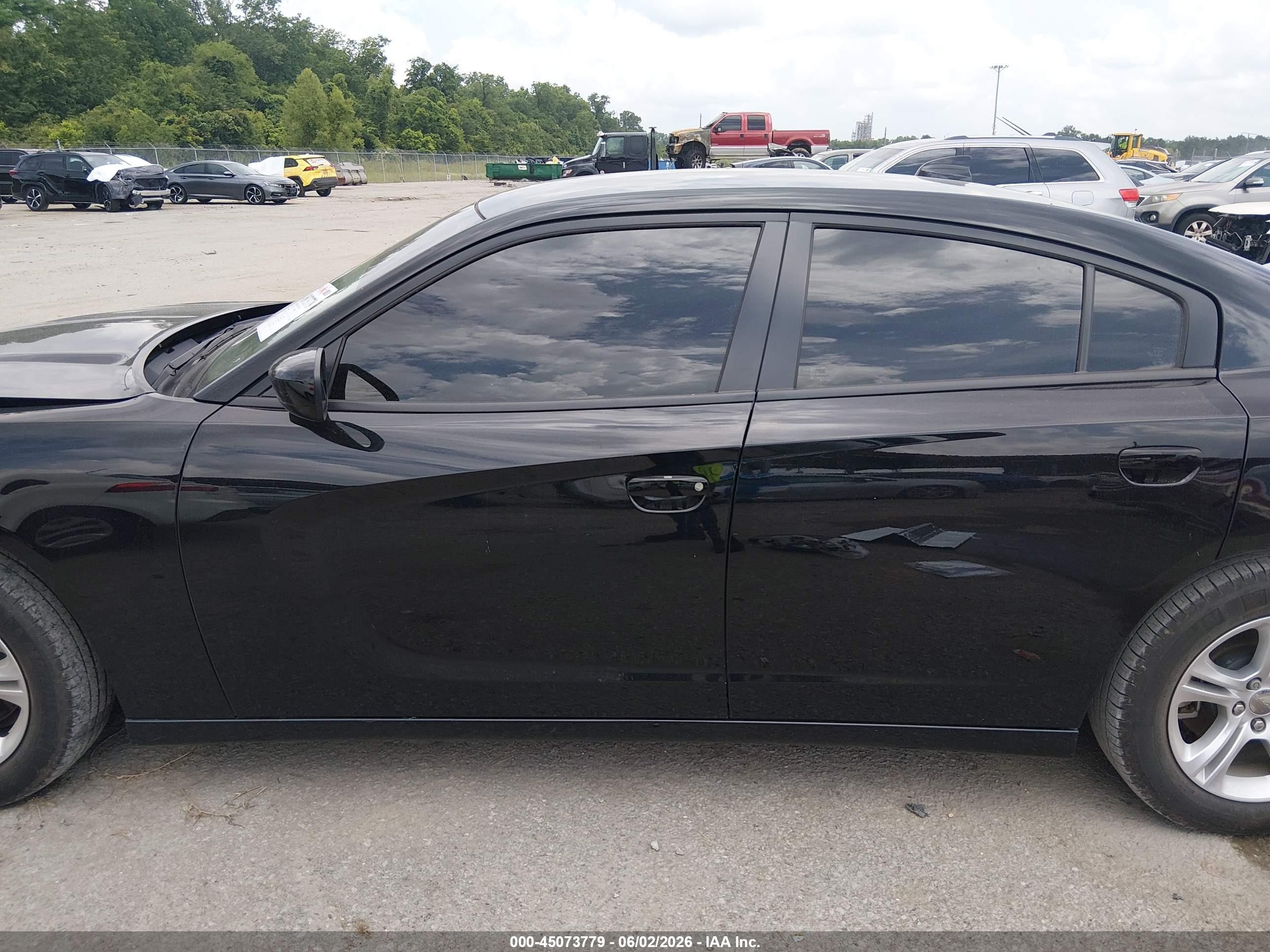 2023 Dodge Charger Sxt Black vin: 2C3CDXBG2PH660961