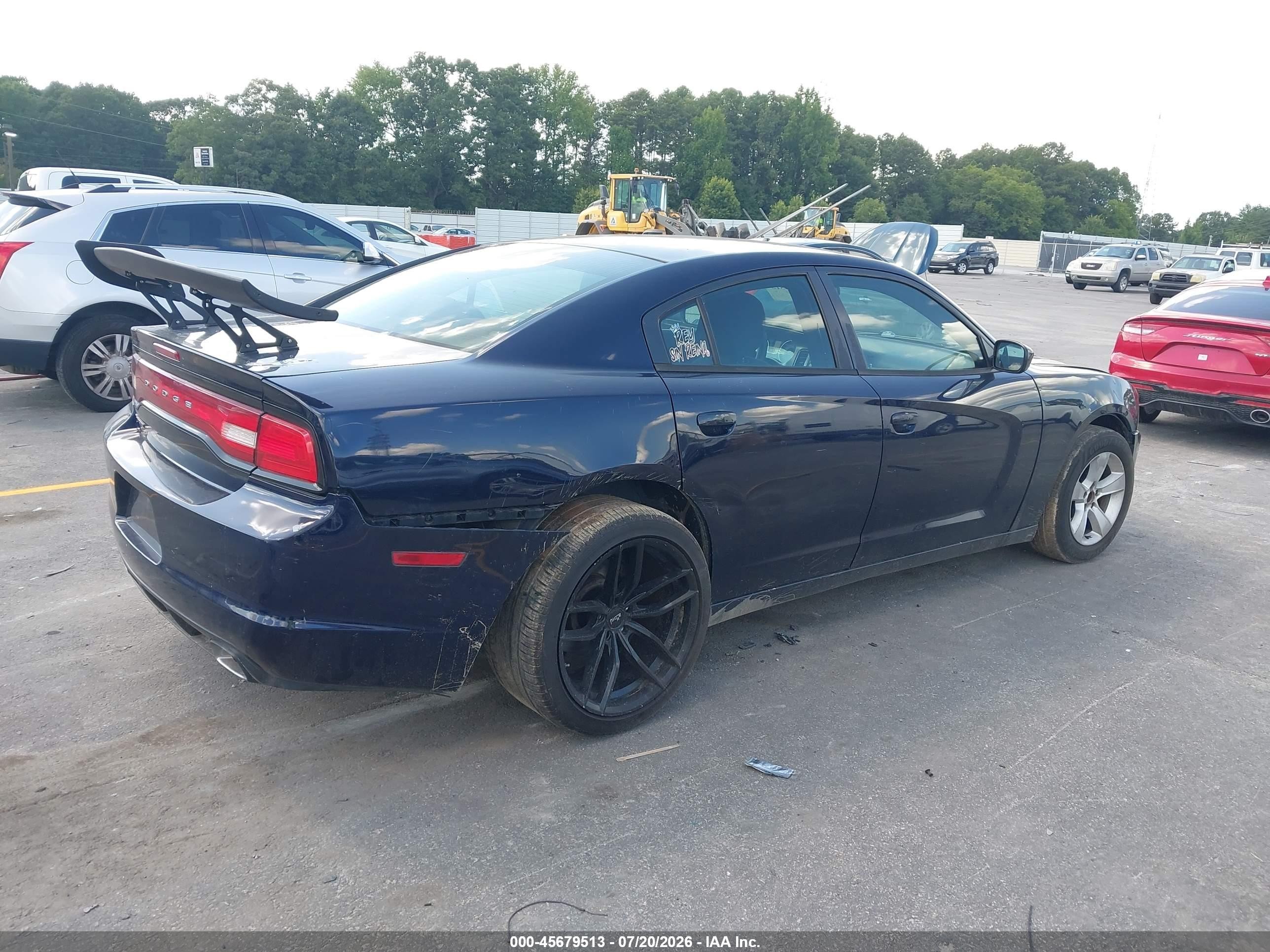 2012 Dodge Charger Se Dark Blue vin: 2C3CDXBG3CH103664