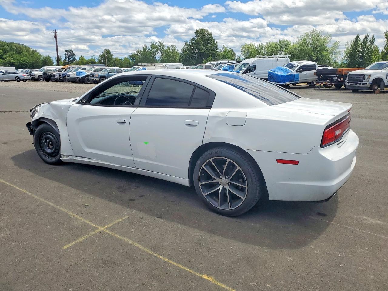 2012 Dodge Charger Se White vin: 2C3CDXBG3CH163301