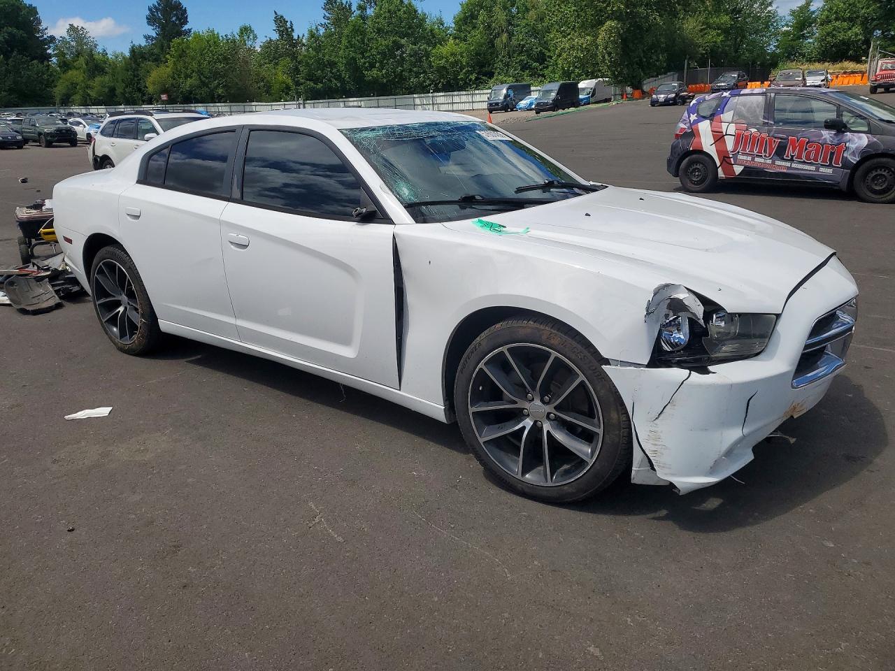 2012 Dodge Charger Se White vin: 2C3CDXBG3CH163301