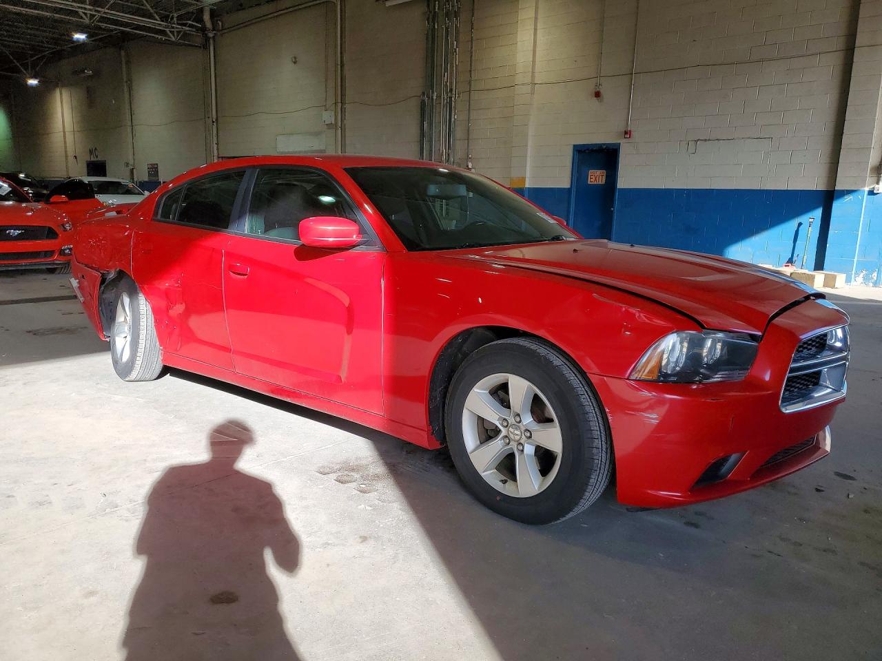 2012 Dodge Charger Se Red vin: 2C3CDXBG3CH178283