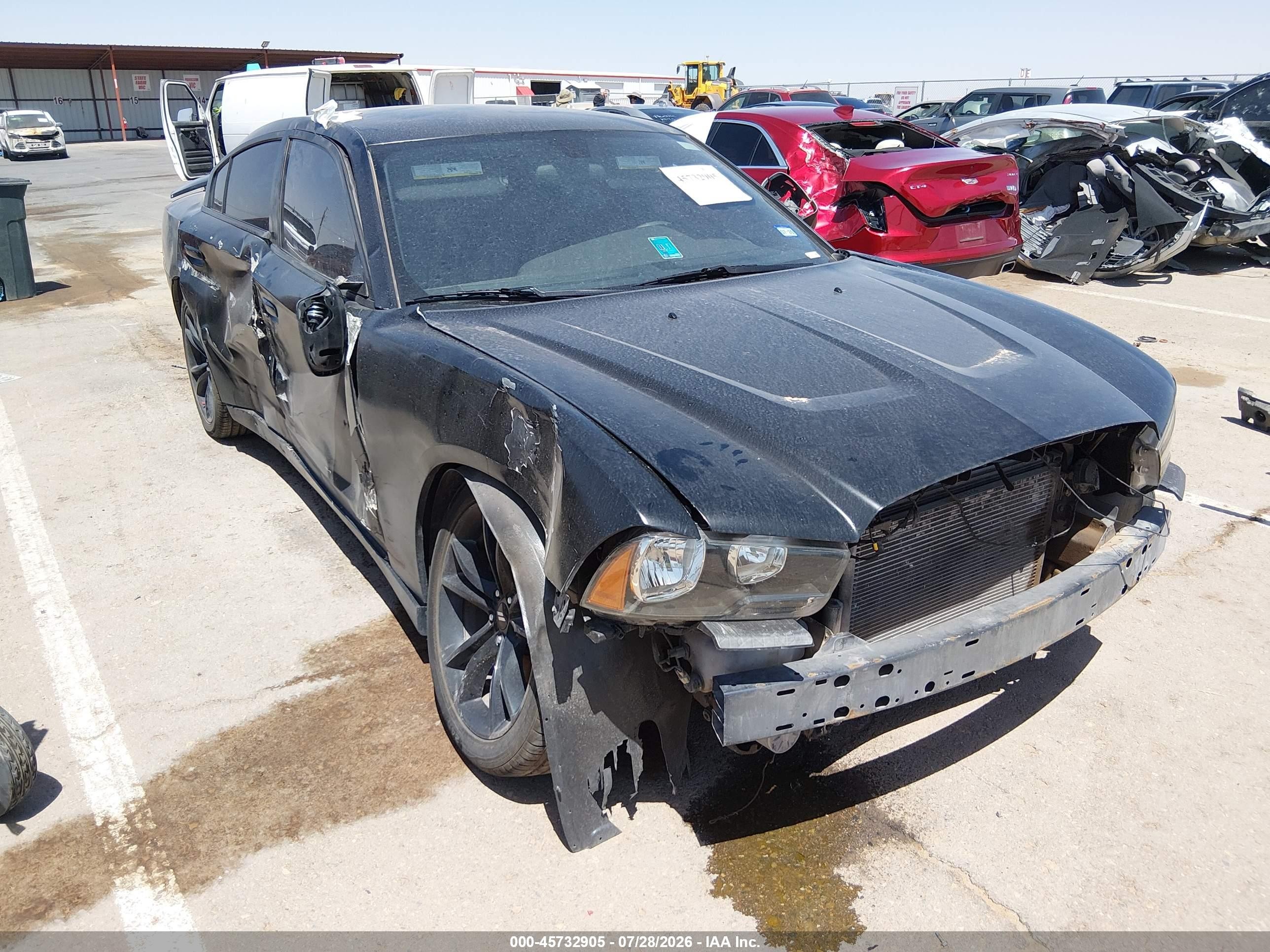 2012 Dodge Charger Se Black vin: 2C3CDXBG3CH244637