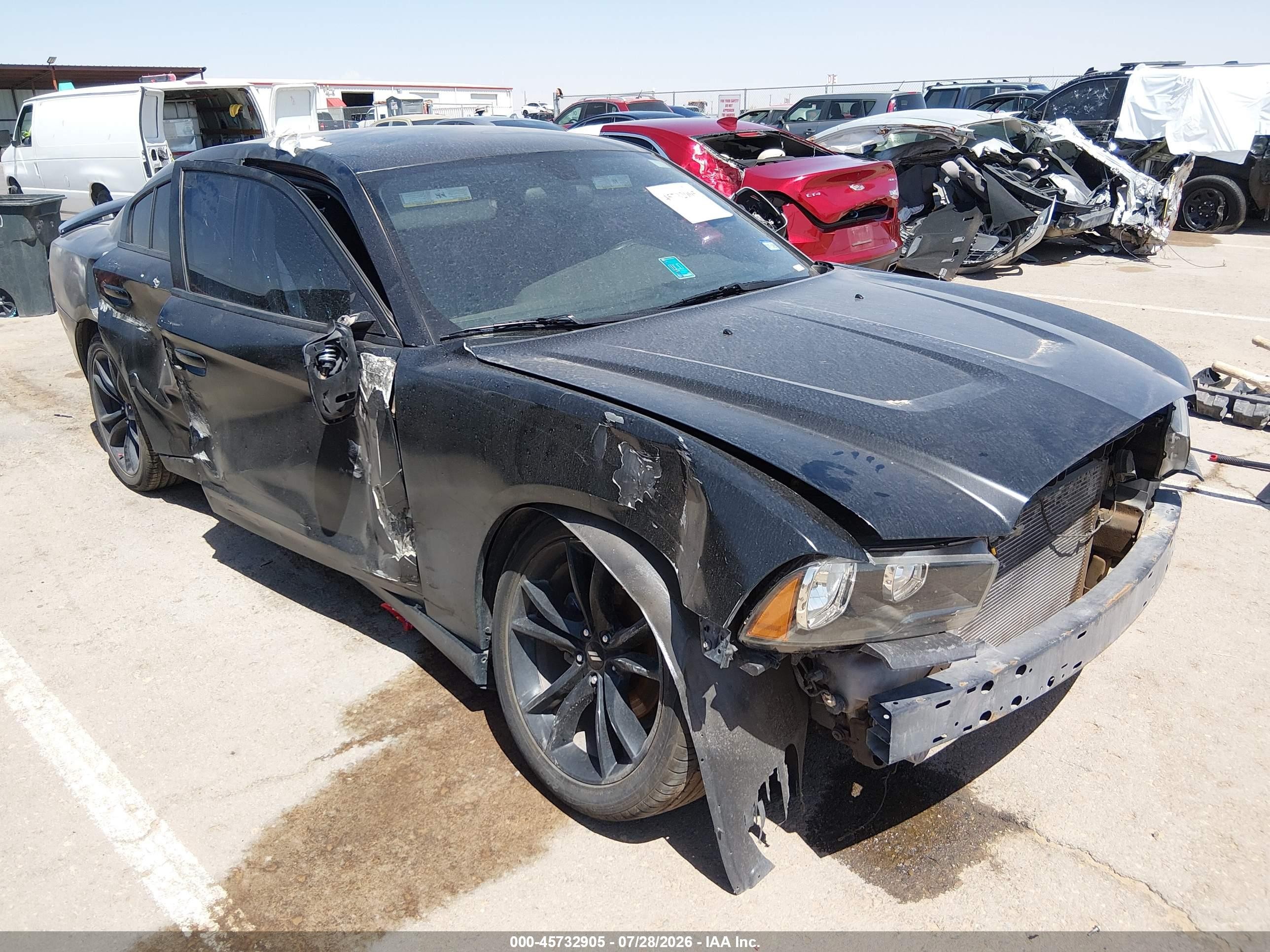 2012 Dodge Charger Se Black vin: 2C3CDXBG3CH244637