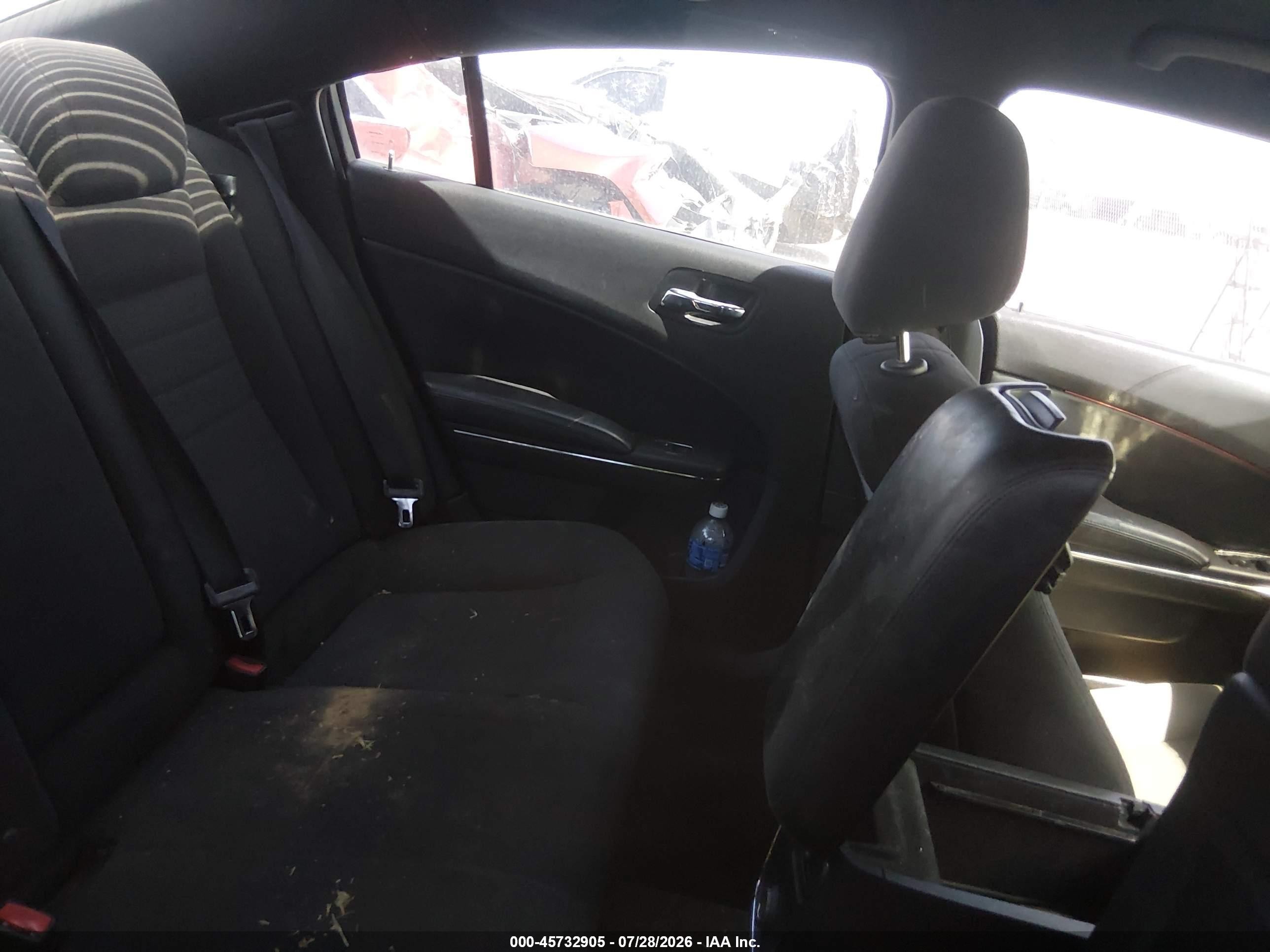 2012 Dodge Charger Se Black vin: 2C3CDXBG3CH244637