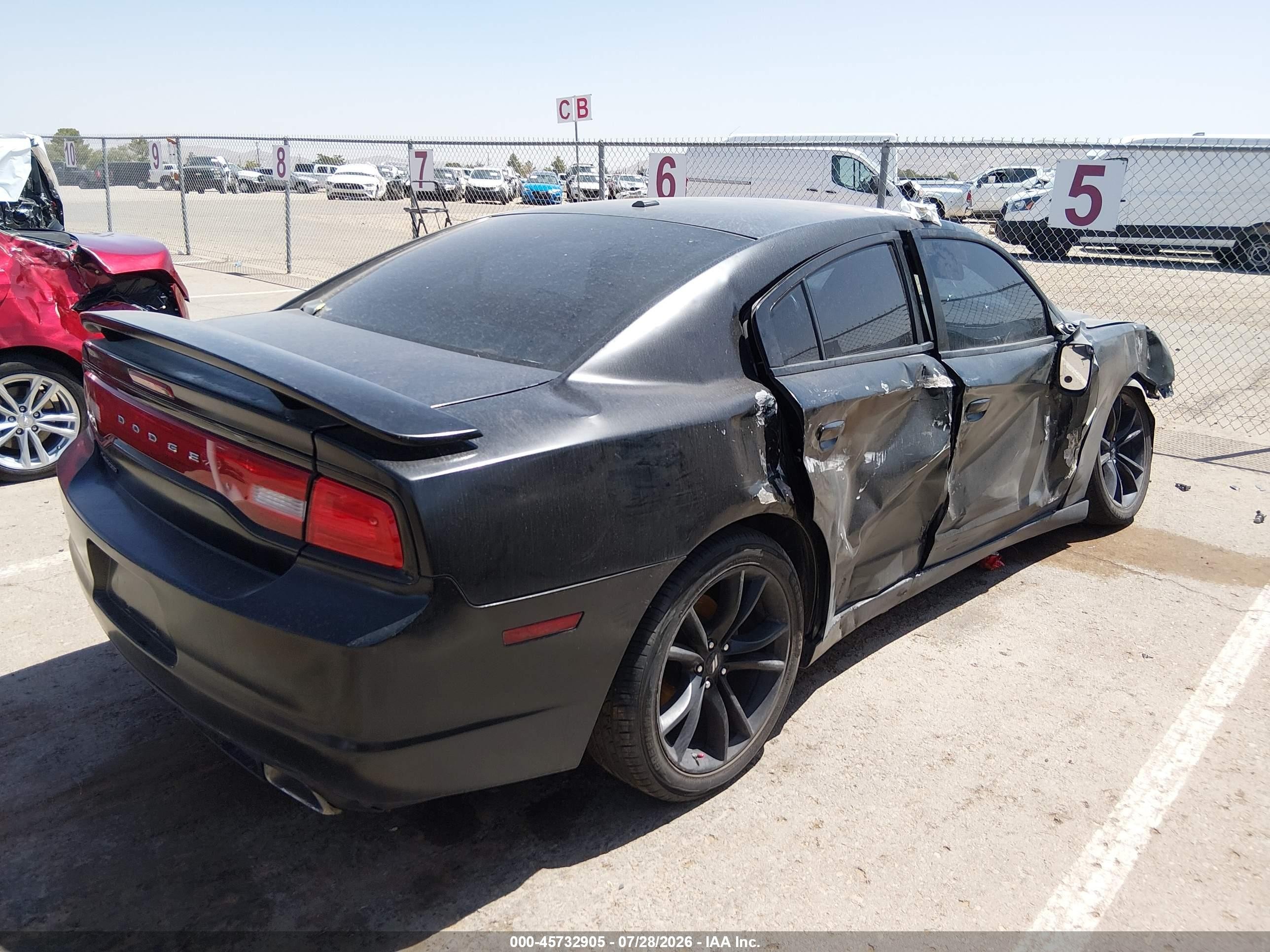 2012 Dodge Charger Se Black vin: 2C3CDXBG3CH244637