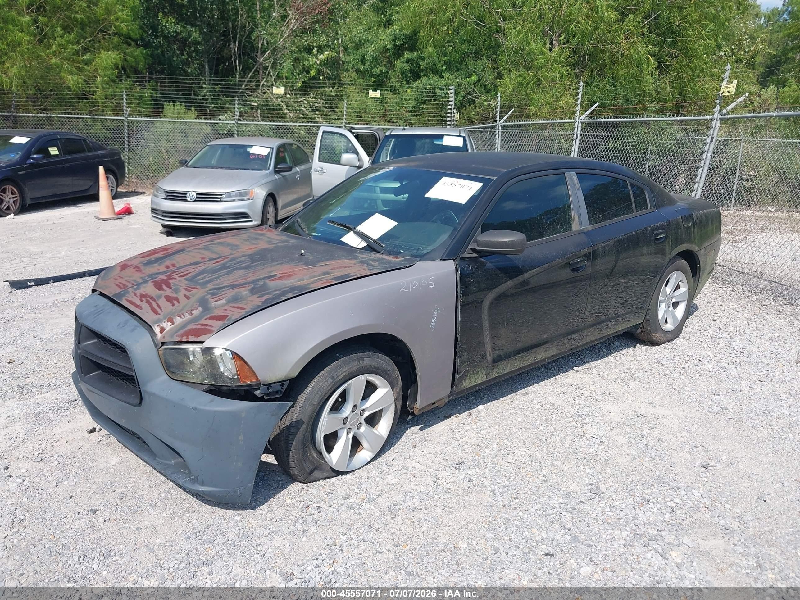 2012 Dodge Charger Se Black vin: 2C3CDXBG3CH297676