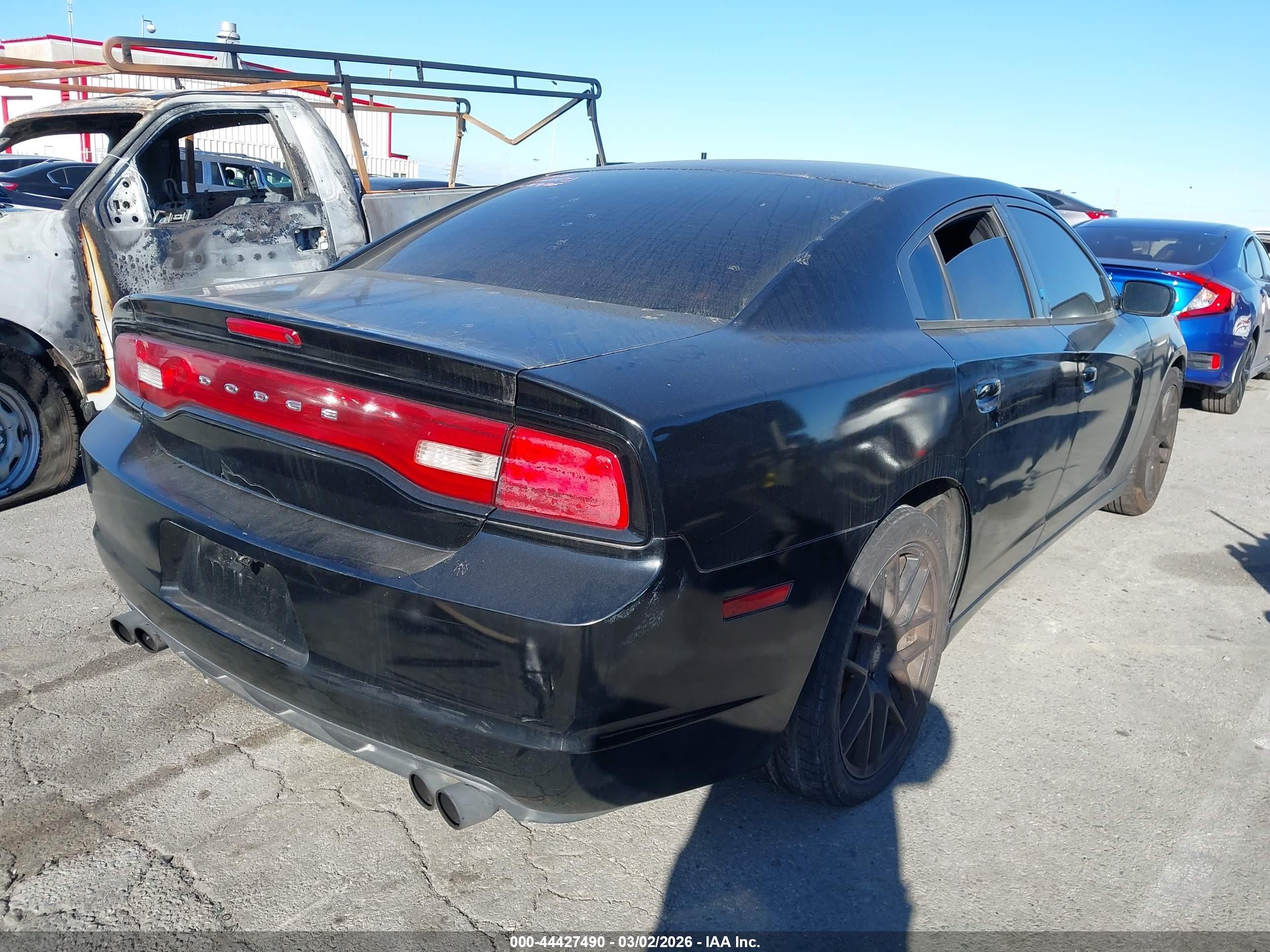2012 Dodge Charger Se Black vin: 2C3CDXBG3CH316503