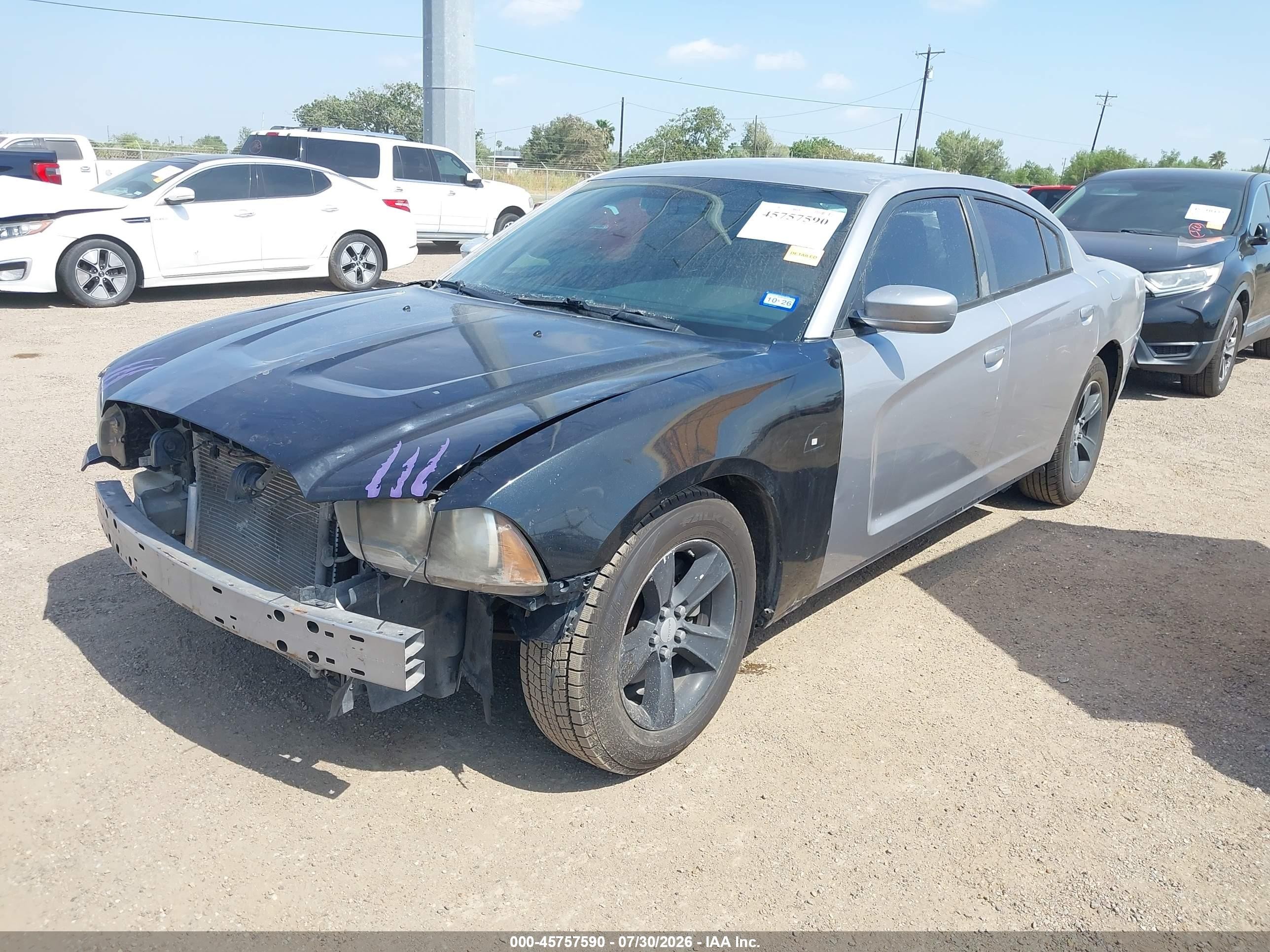 2013 Dodge Charger Se Gray vin: 2C3CDXBG3DH562954