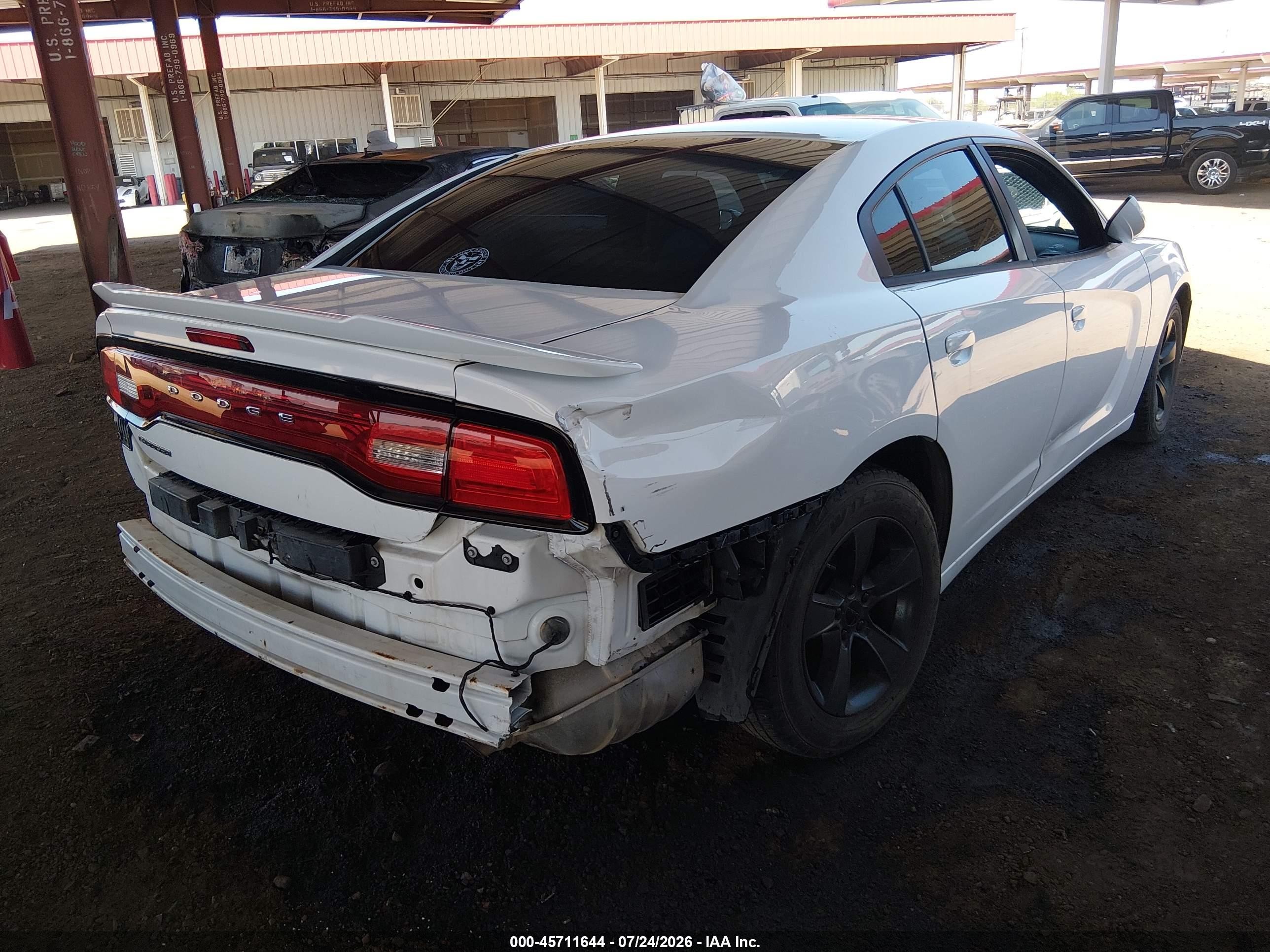 2013 Dodge Charger Se White vin: 2C3CDXBG3DH579432
