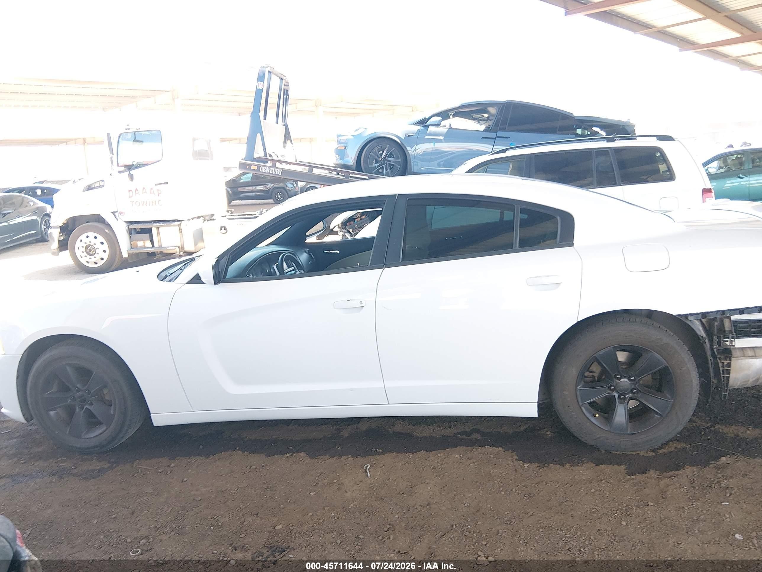 2013 Dodge Charger Se White vin: 2C3CDXBG3DH579432